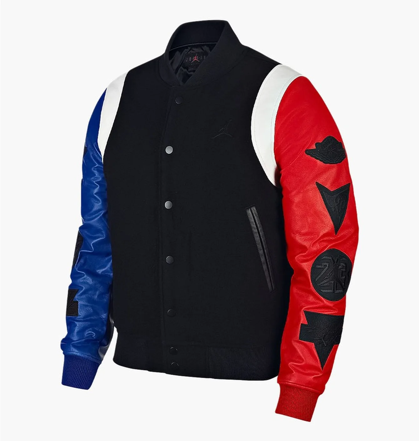 Куртка унісекс Nike Air Jordan Sport Dna Varsity Jacket Black Red Blue AT9958-010