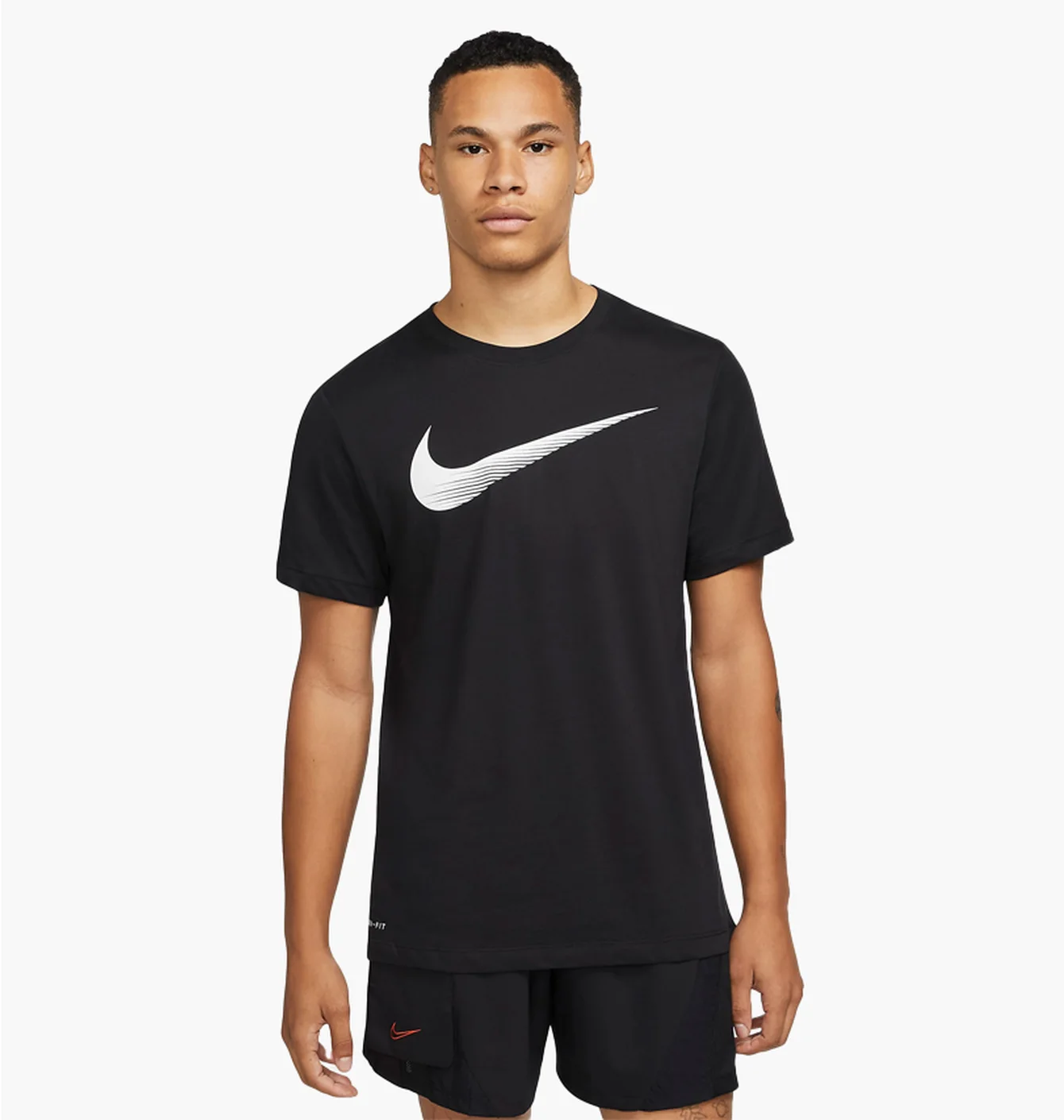 Футболка чоловіча Nike Dri-Fit Men’S Swoosh Training T-Shirt Black CZ9724-010