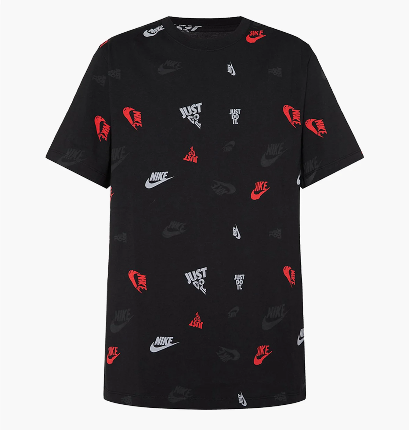 Футболка чоловіча Nike M Nsw Tee 12Mo Aop Sp25 Black HJ0561-010