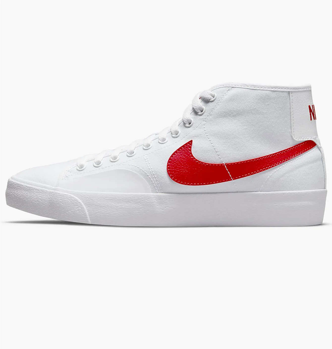 Кросівки унісекс Nike Sb Blzr Court Mid White/Red DC8901-101