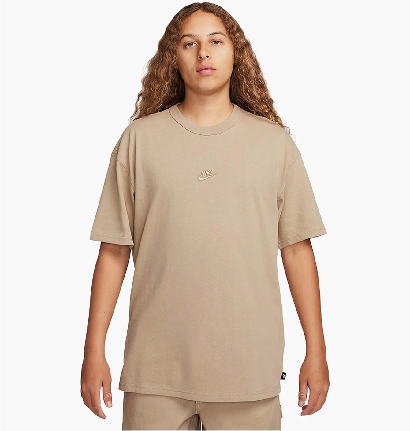 Футболка чоловіча Nike T-Shirt Sportswear Premium Essentials Beige DO7392-247