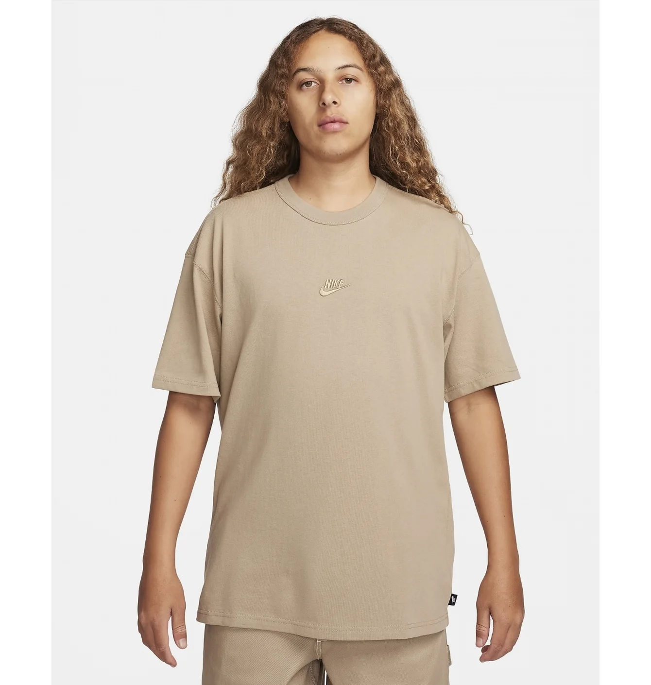Футболка чоловіча Nike T-Shirt Sportswear Premium Essentials Beige DO7392-247