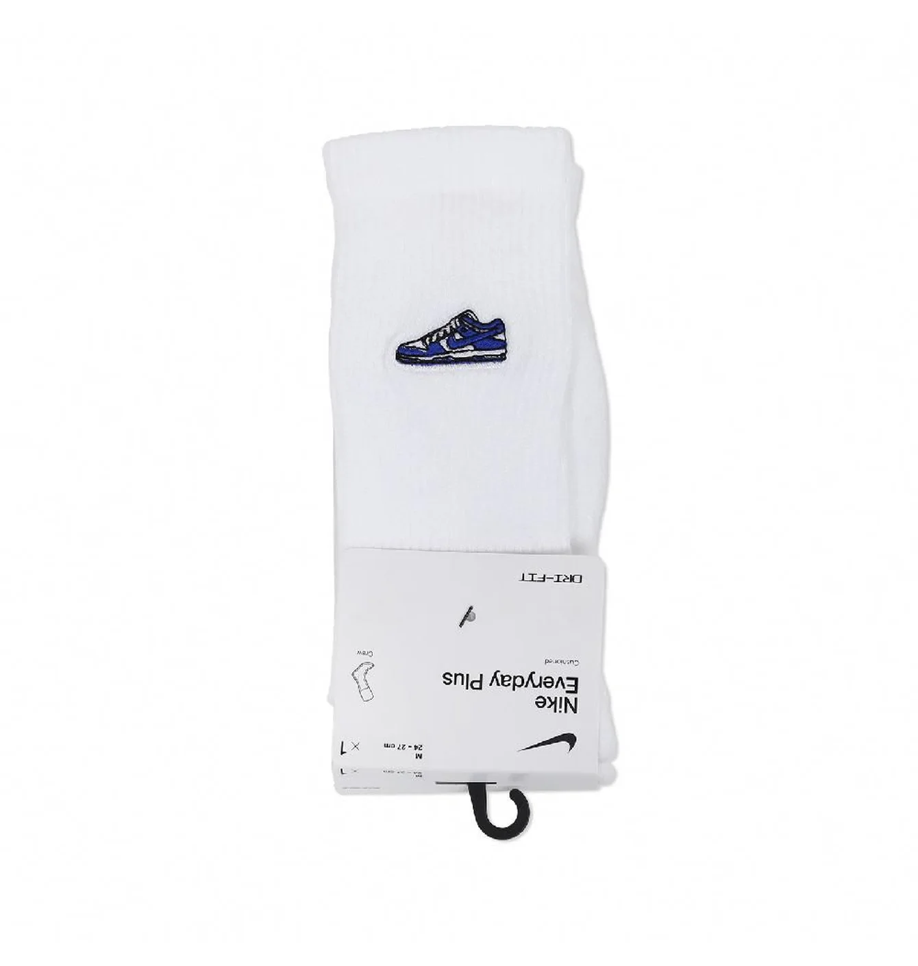 Шкарпетки унісекс Nike Everyday Plus Cush Crew White (1 пара) FQ0326-100