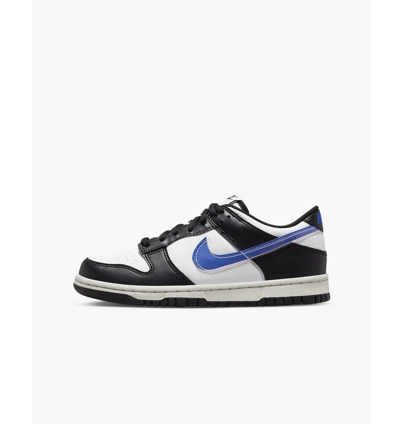 Кросівки дитячі Nike New Dunk Low Next Nature Tpu Swoosh Black/White Fd0689-001