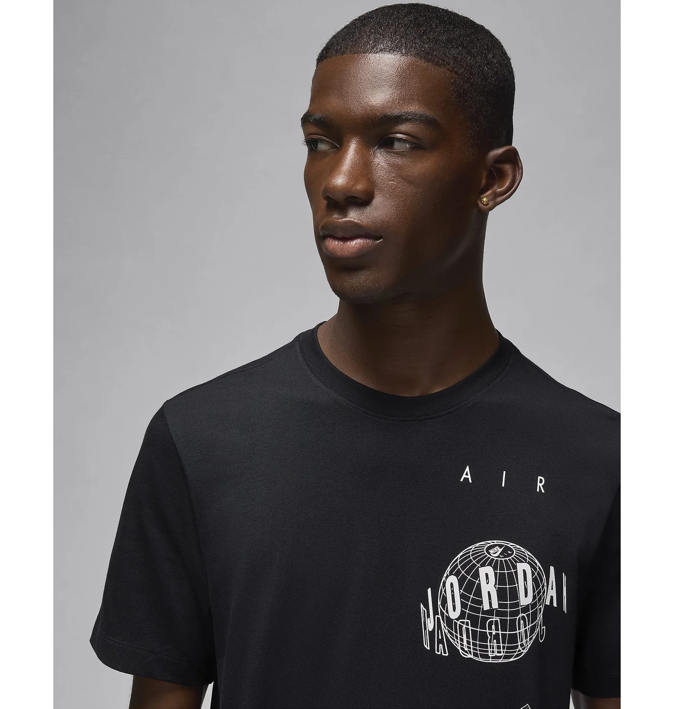 Футболка чоловіча Air Jordan Brand Logo Stack Black FN6027-010
