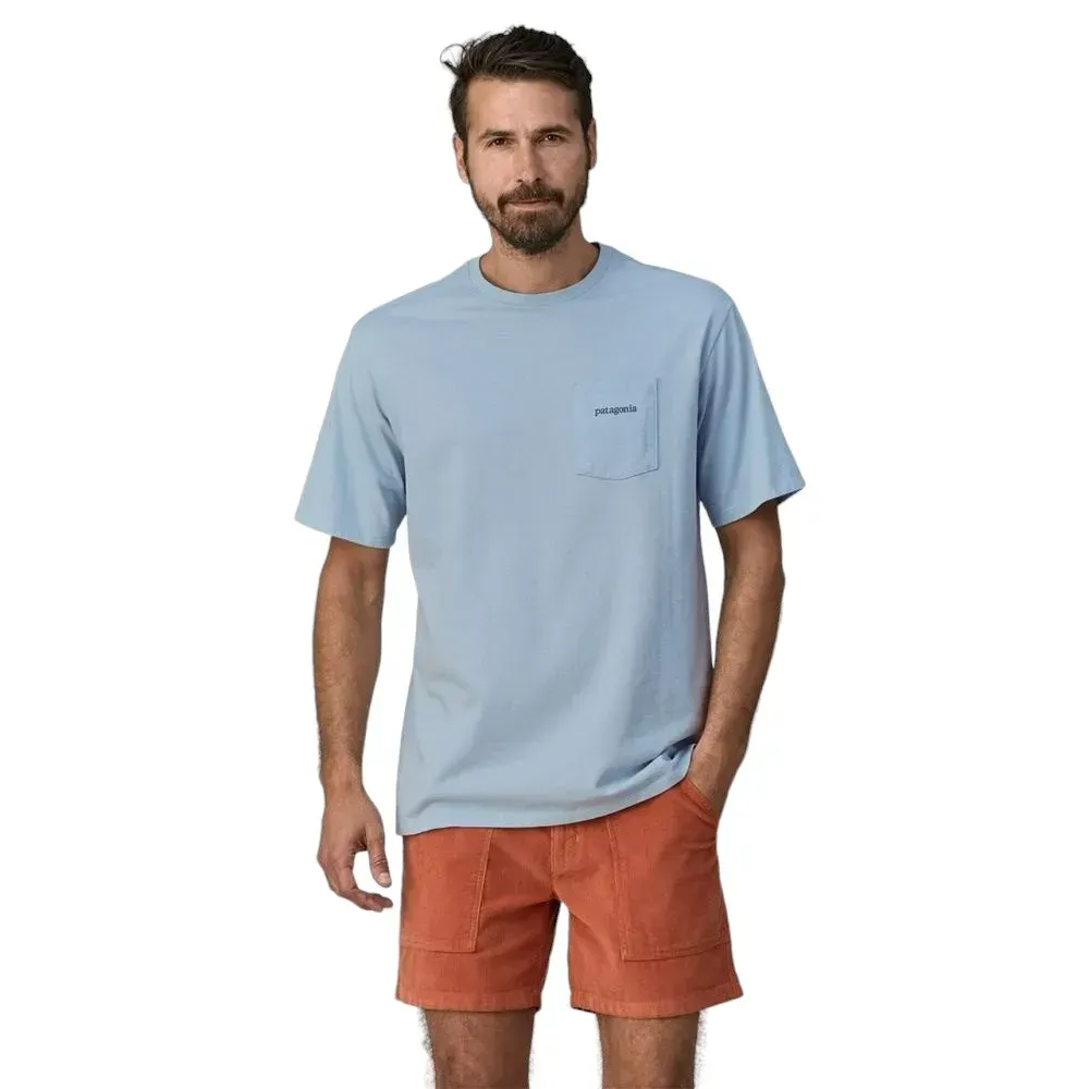 Футболка чоловіча Patagonia Men's Line Logo Ridge Pocket Responsibili-Tee (CHLE38511)