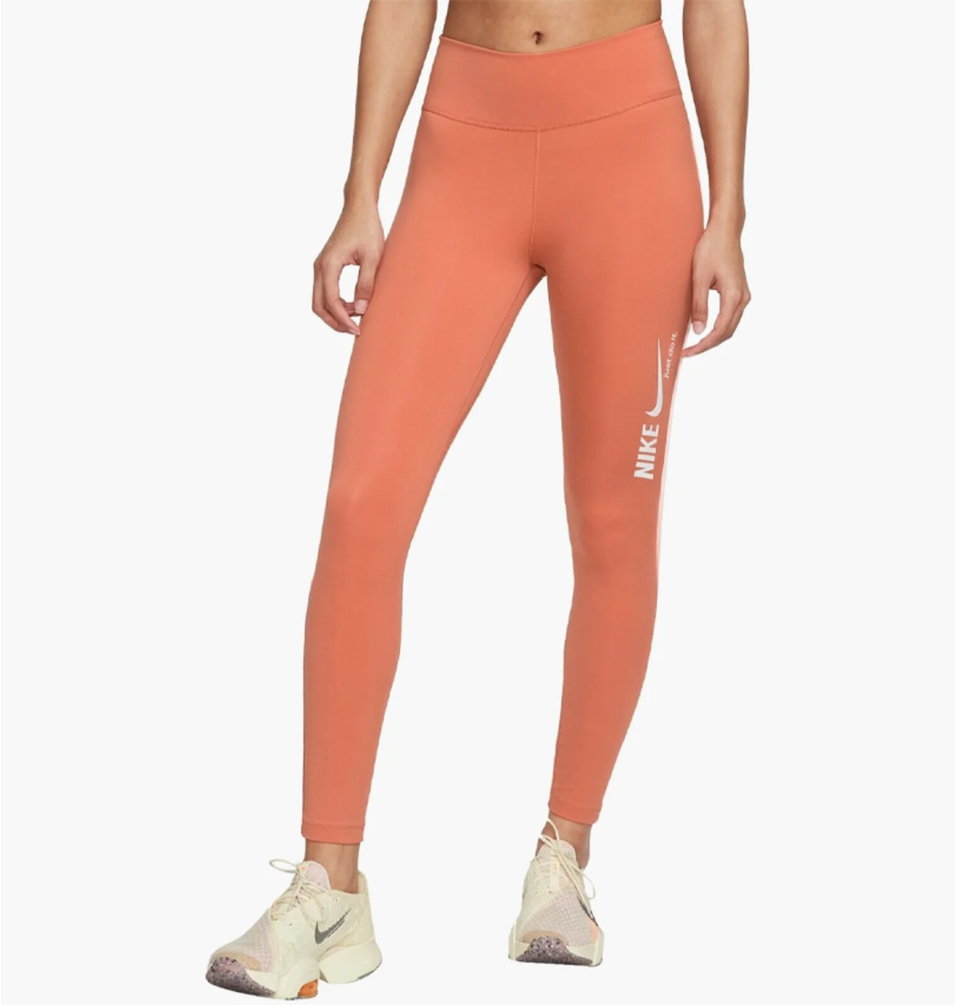Легінси жіночі Nike One Dri Fit Orange DM7272-827