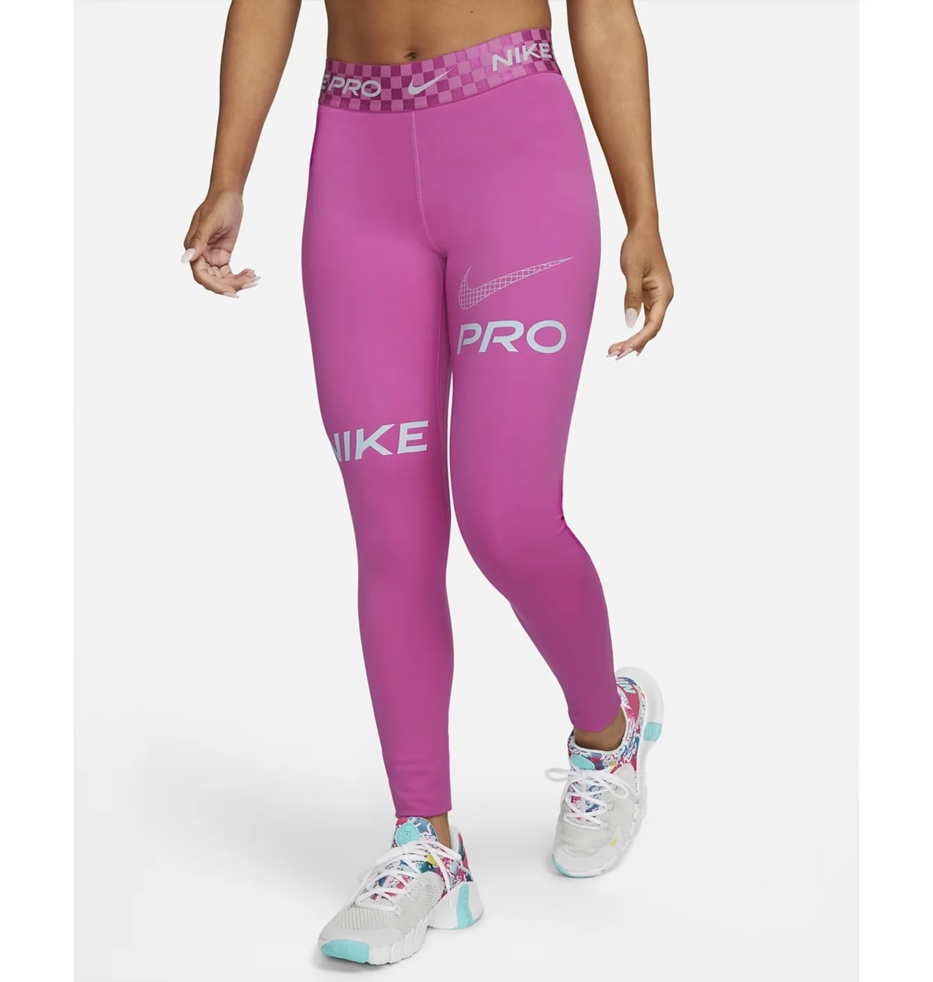 Легінси жіночі Nike Pro Dri-Fit Training Tights Pink Dx0080-623