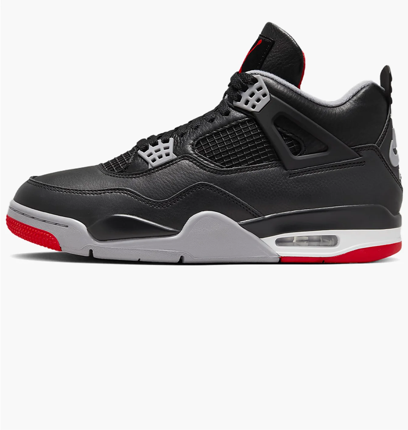 Кросівки чоловічі Air Jordan 4 Retro Bred Reimagined Black FV5029-006