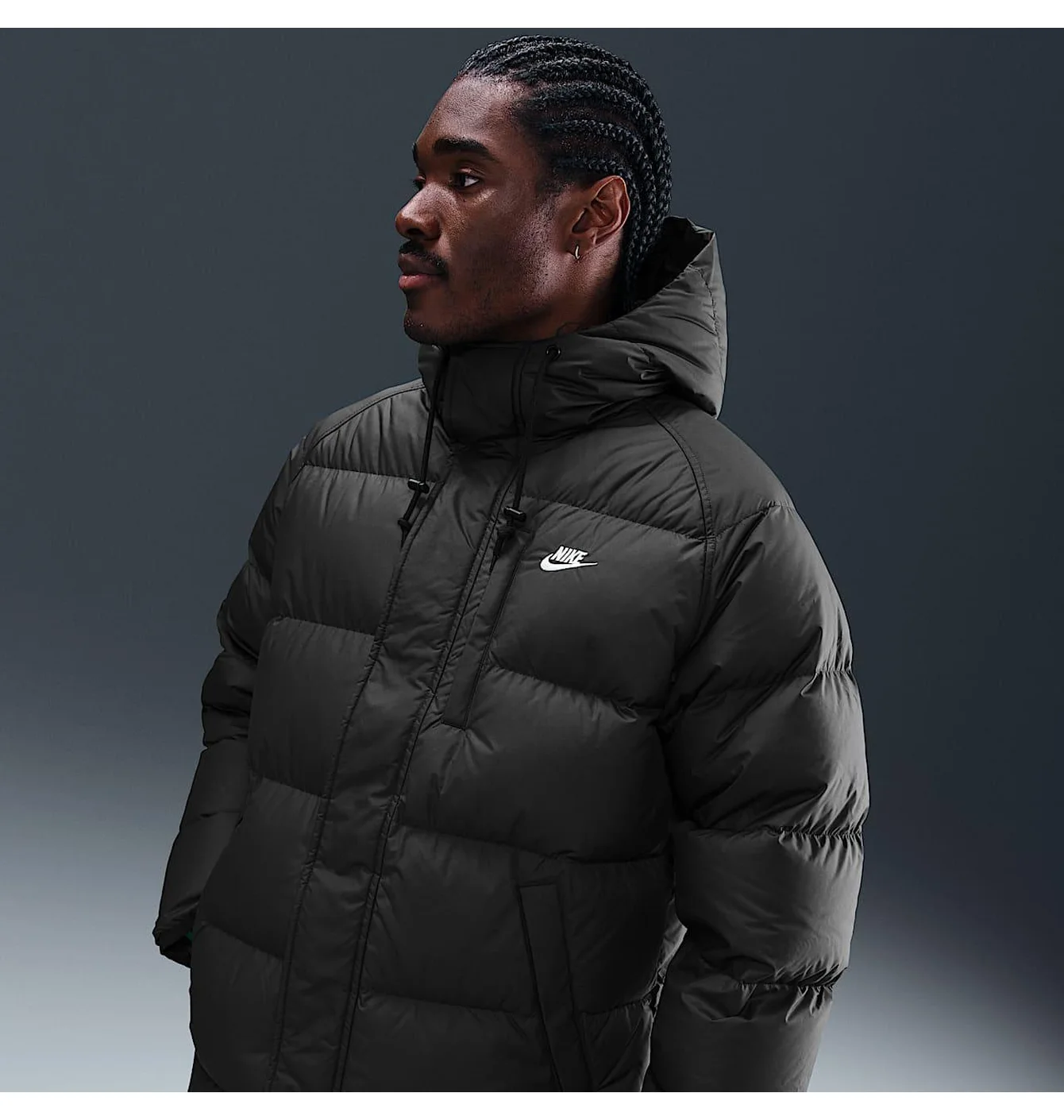 Пуховик чоловічий Nike Parka 550 Black IB2973-010