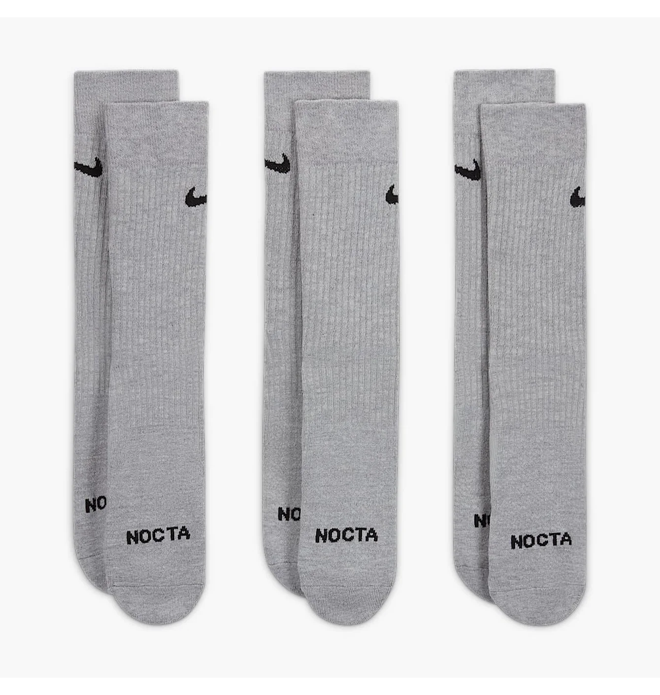Шкарпетки унісекс Nike Nocta Grey (3 пари) DD9240-902