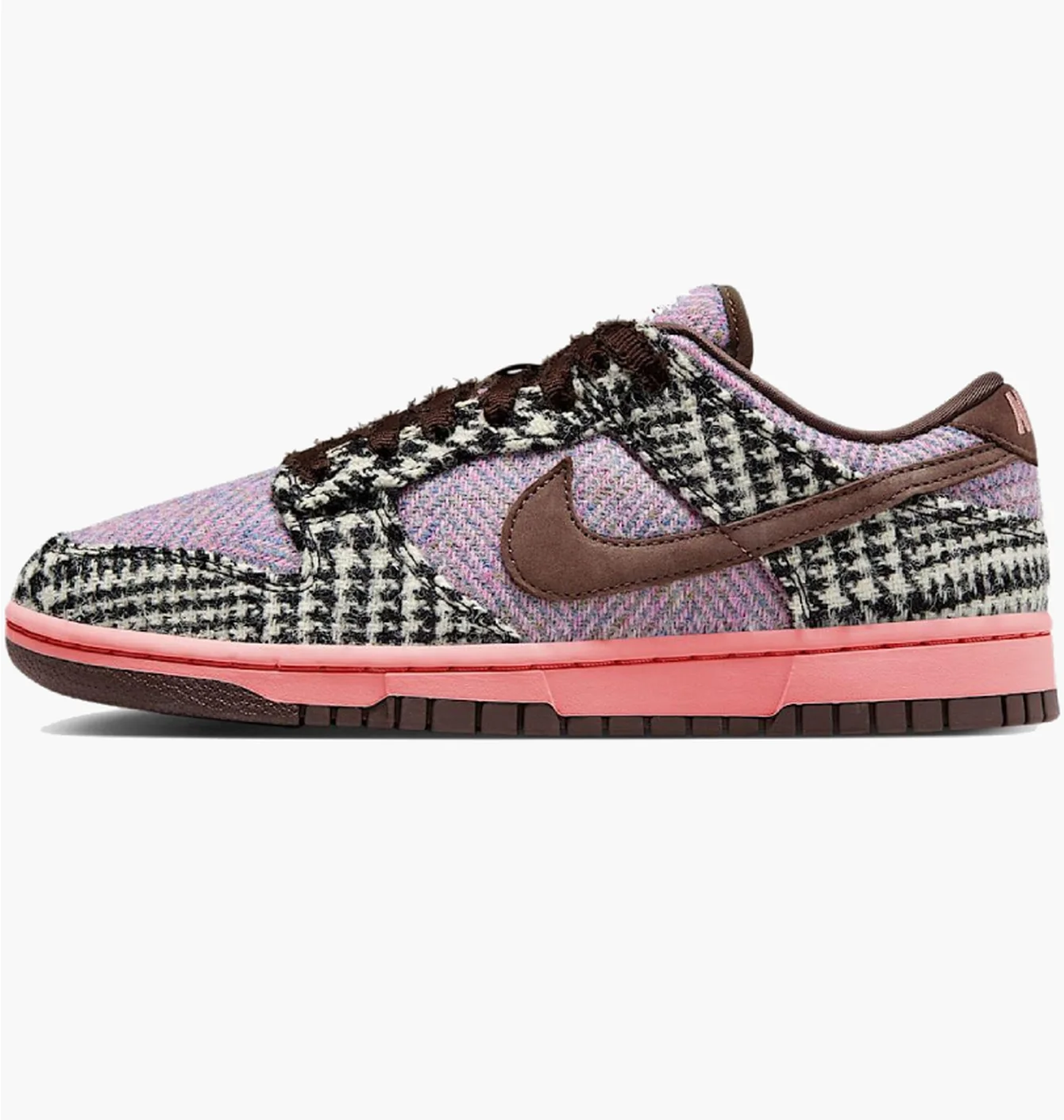 Кросівки жіночі Nike Dunk Low X Harris Tweed Violet/Brown HQ5036-902