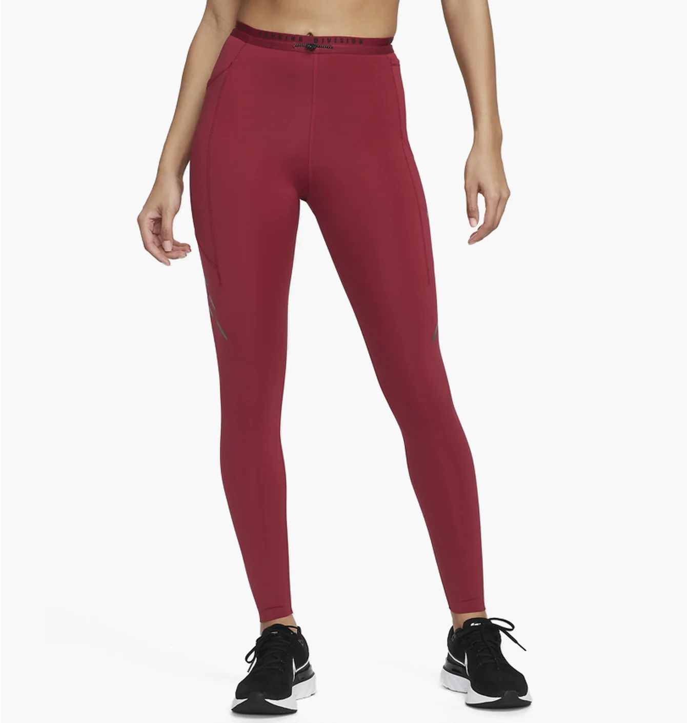 Лосини жіночі Nike W Nk Df Run Dvn Mr Tght Bordo Dm7749-690