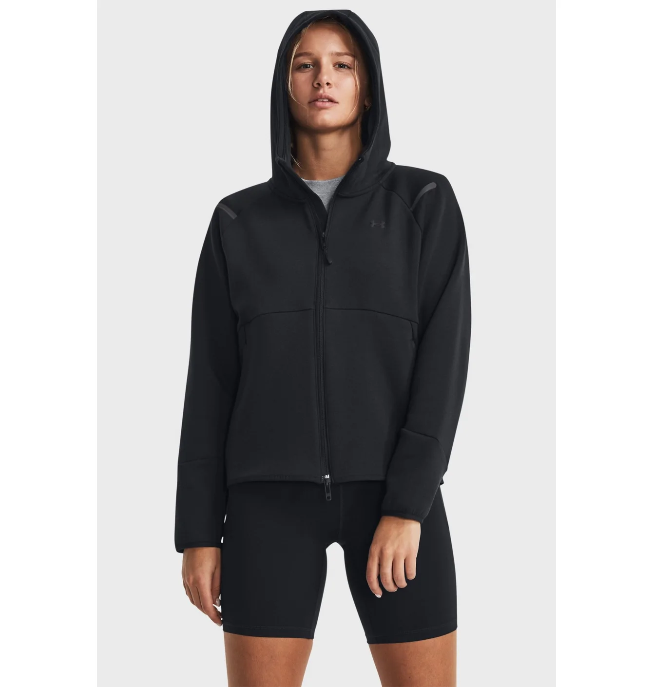 Толстовка жіноча Under Armour Unstoppable Flc Fz Black 1379842-001