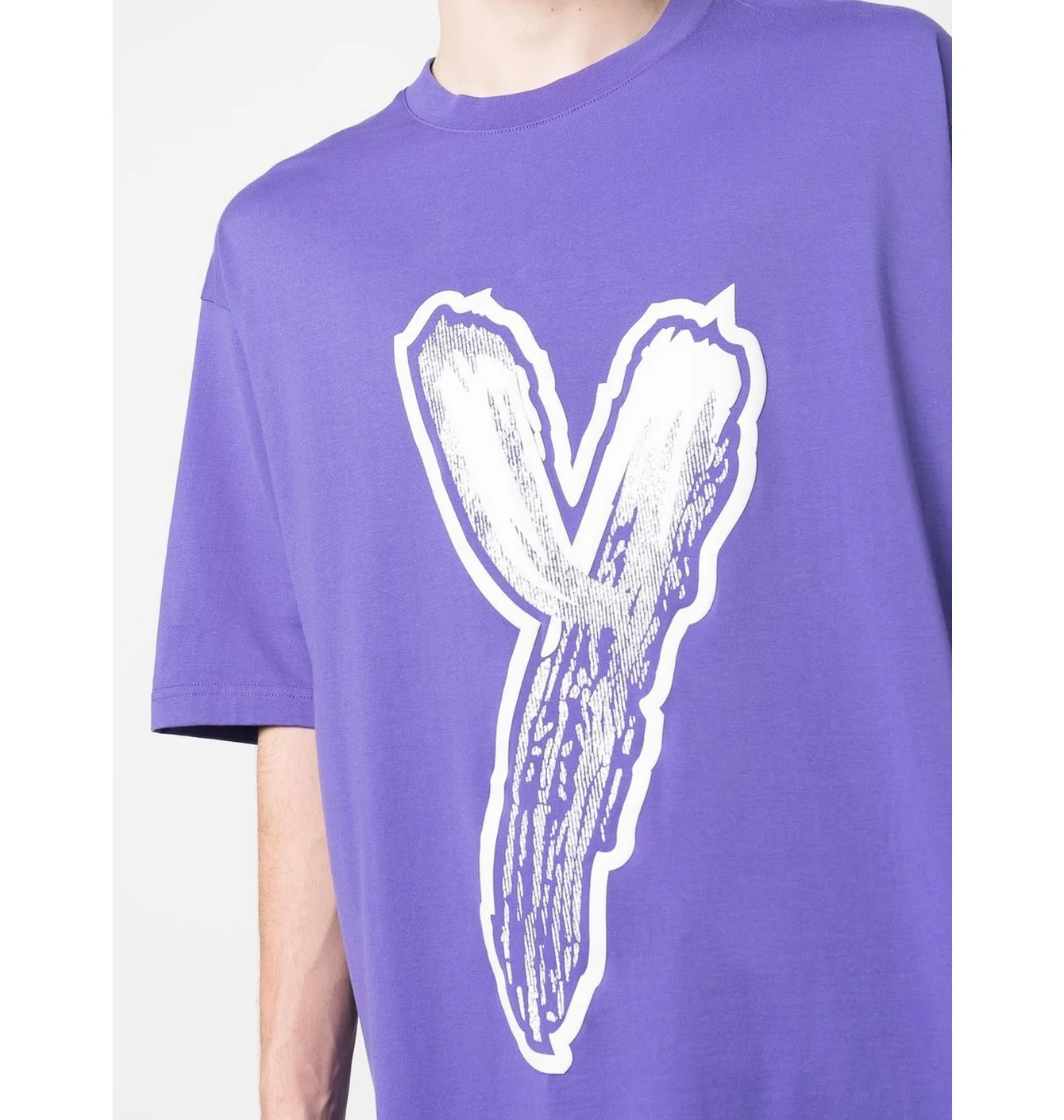 Футболка чоловіча Adidas Y-3 Logo Gfx Tee Oversized Violet HY1273