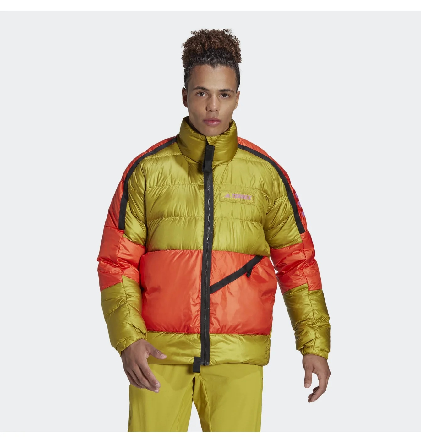 Пуховик чоловічий Adidas Performance Jacket Terrex Utilitas Yellow/Orange HH9244
