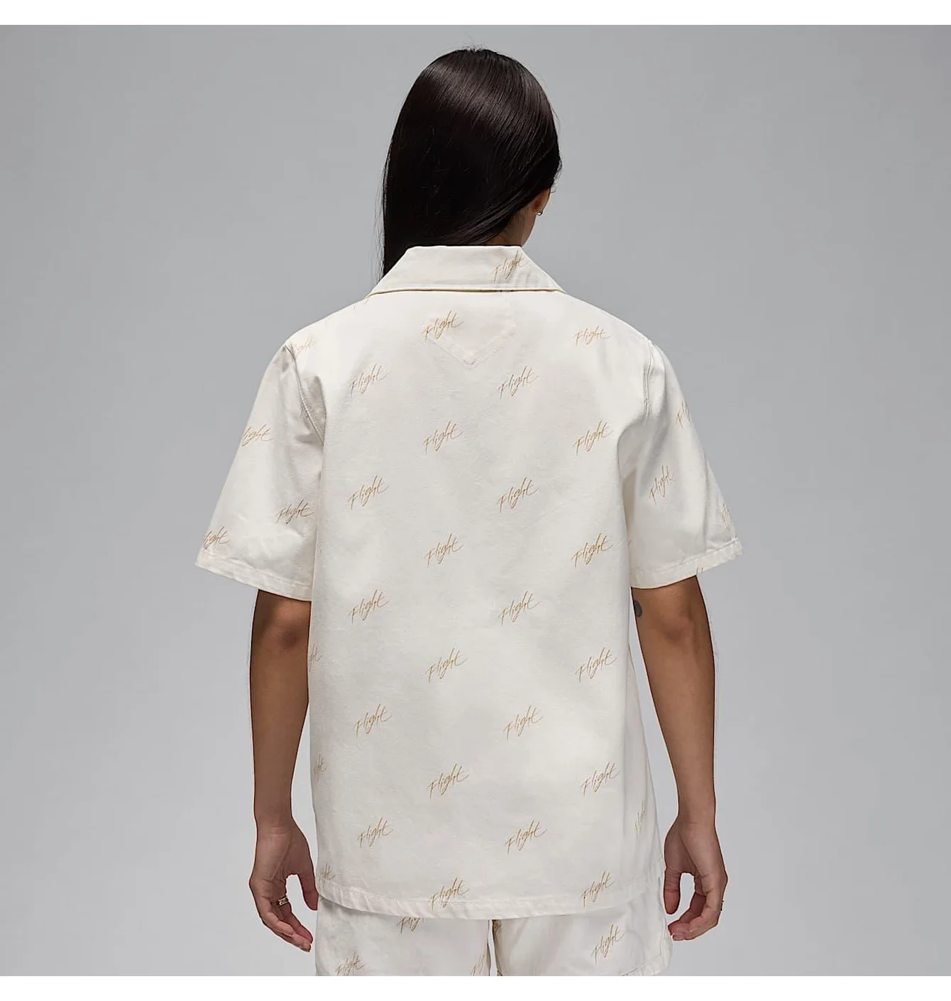 Сорочка жіноча Air Jordan Aop Wvn Top Beige FN5769-133