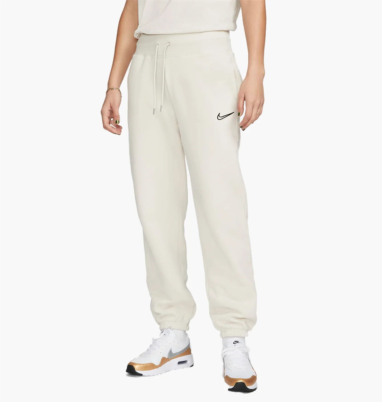 Штани жіночі Nike Sportswear Phoenix Fleece Beige FJ1017-104