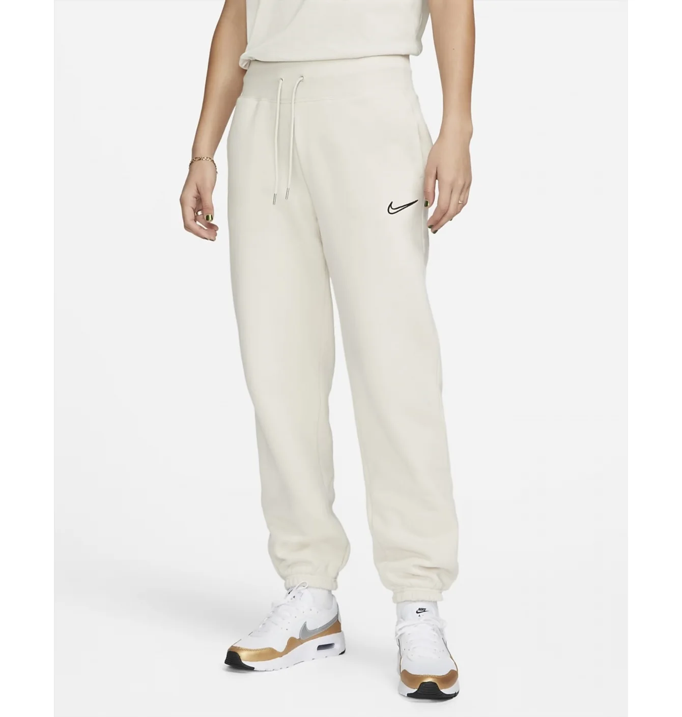 Штани жіночі Nike Sportswear Phoenix Fleece Beige FJ1017-104