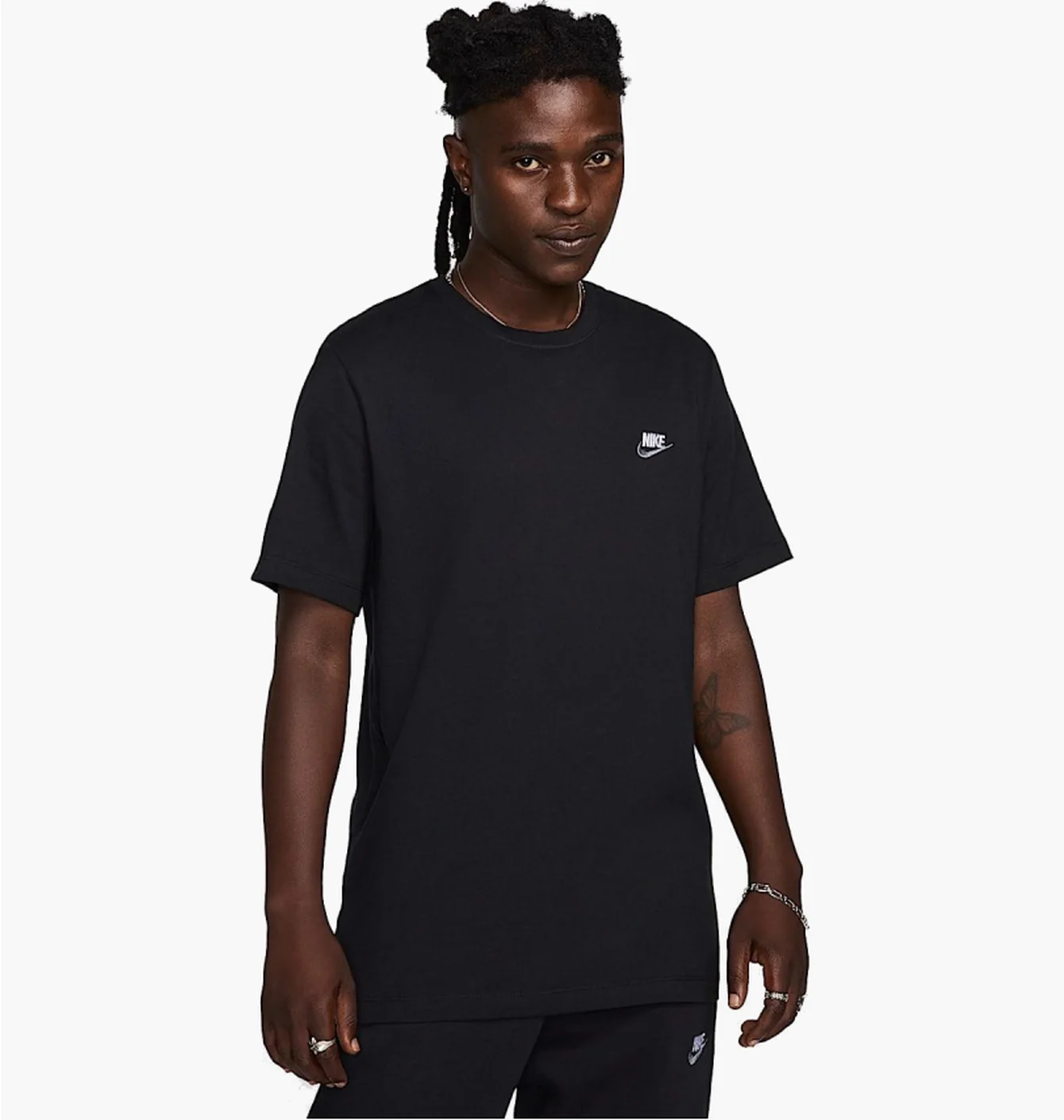 Футболка чоловіча Nike Nsw Club Dt Tee Black FD1184-013