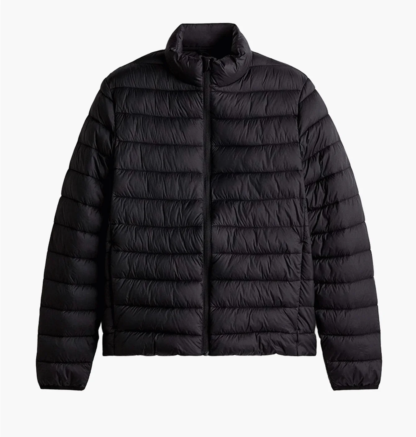 Куртка чоловіча H&M Pufferjack – Slim Fit Black 1256405001