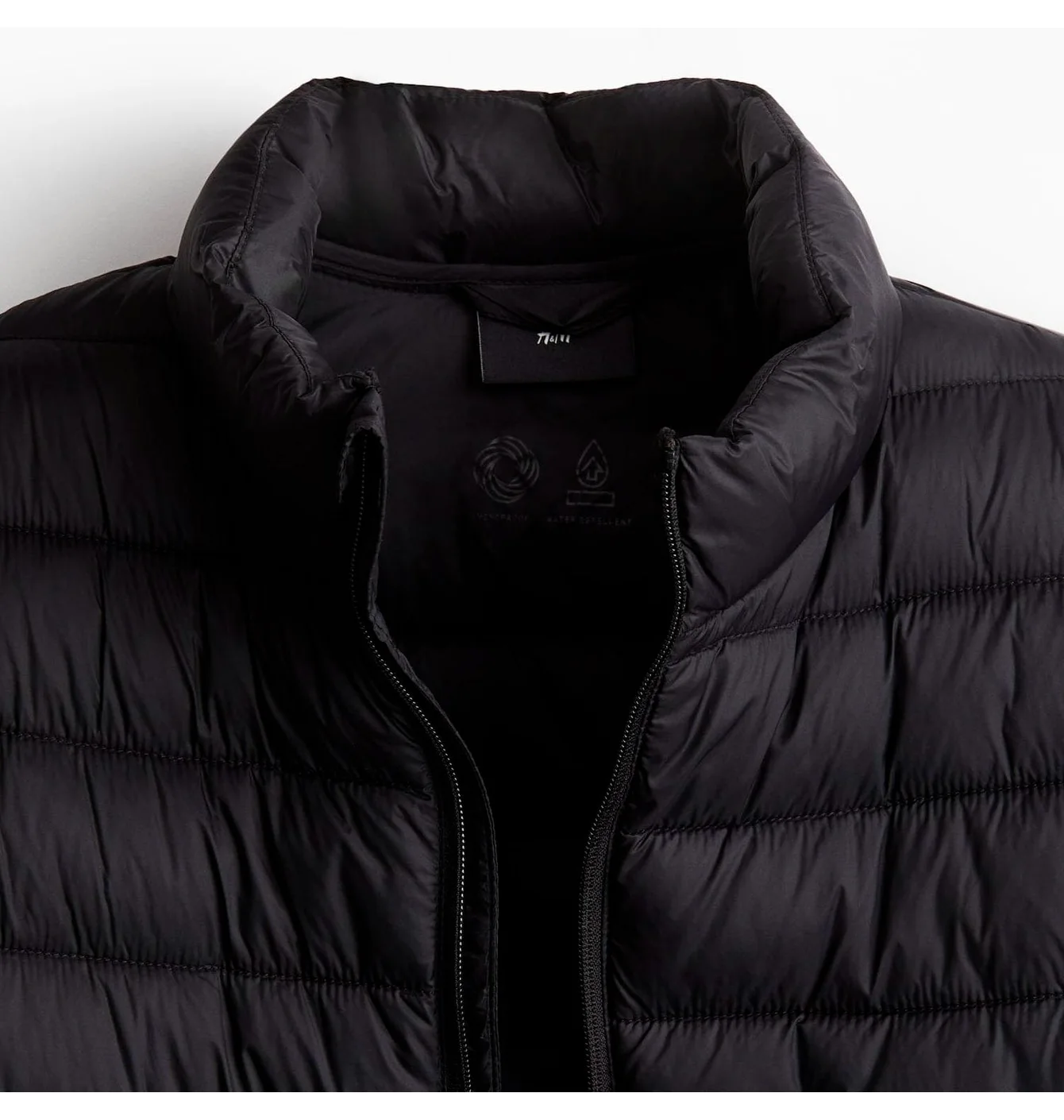 Куртка чоловіча H&M Pufferjack – Slim Fit Black 1256405001