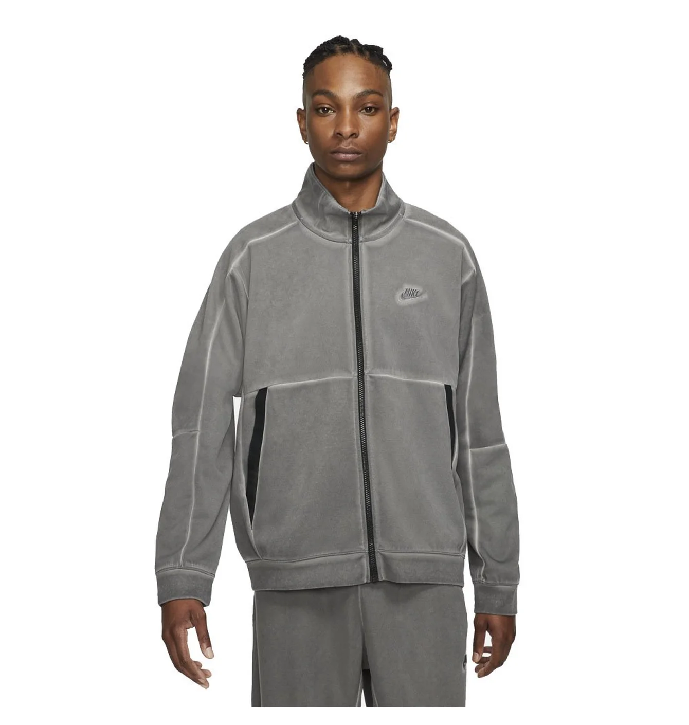 Куртка чоловіча Nike Nsw Jersey Jacket Grey DA7176-010