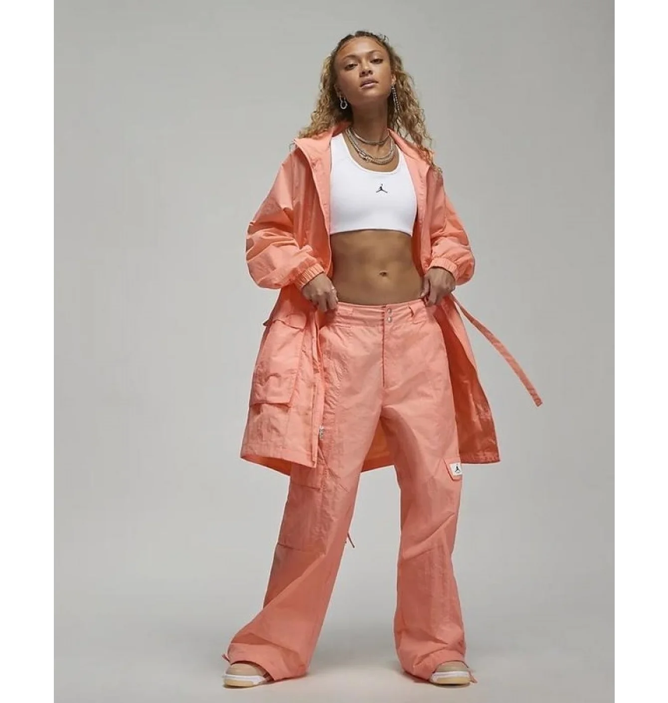 Вітровка жіноча Air Jordan Oversized Jacket Peach DM5197-693