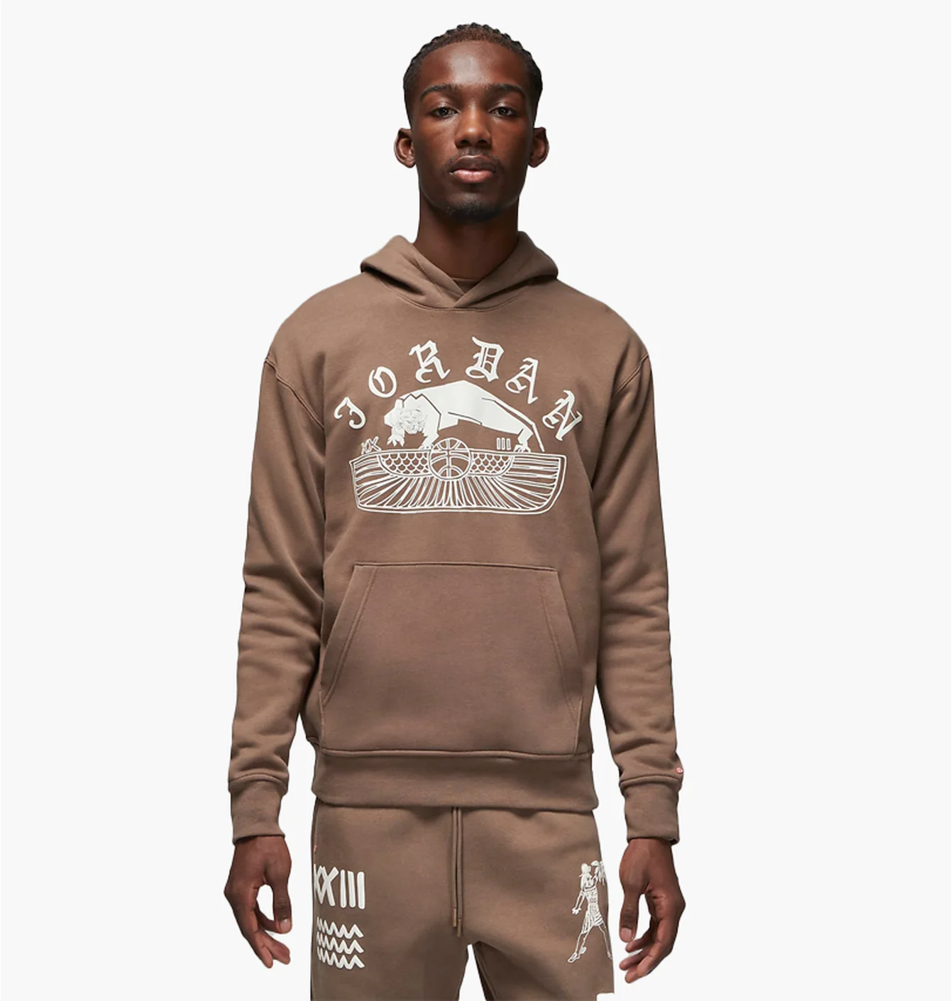 Худі чоловіче Air Jordan Artist Series By Umar Rashid Brown Dv7571-274