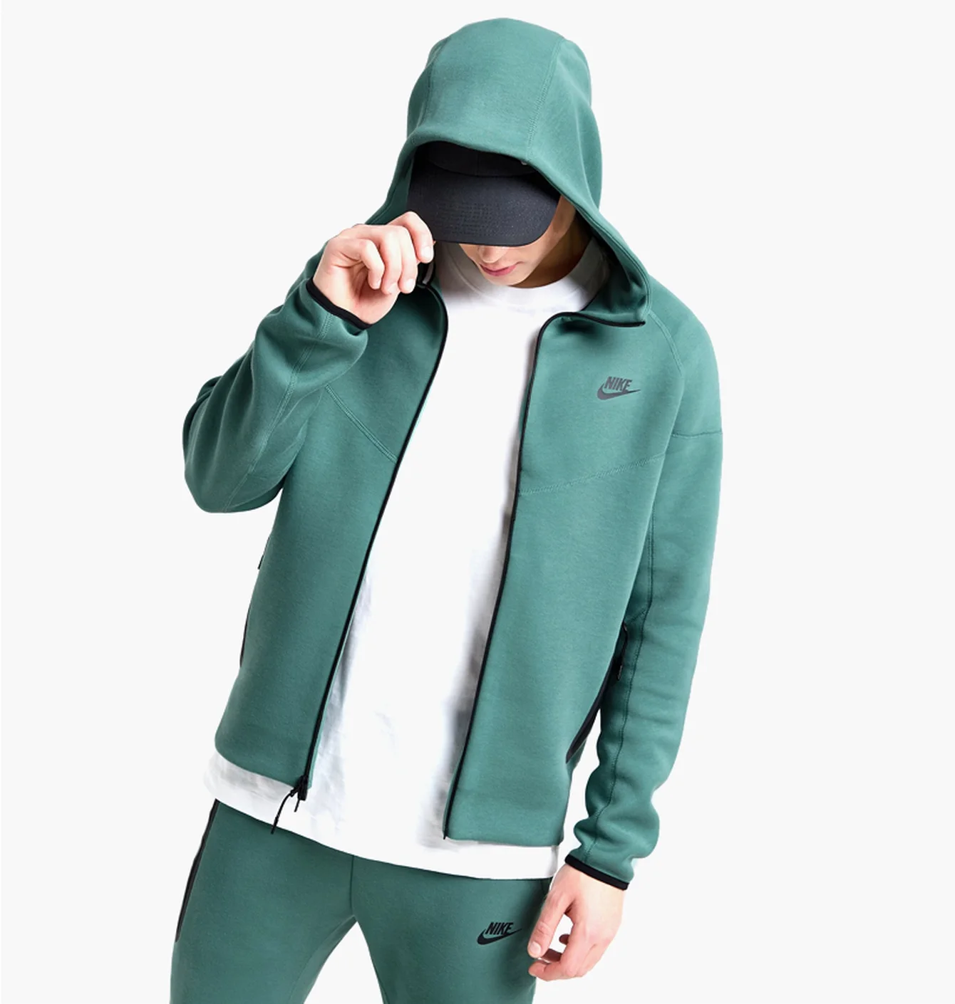 Толстовка чоловіча Nike Tech Fleece Fz Wr Turquoise FB7921-361