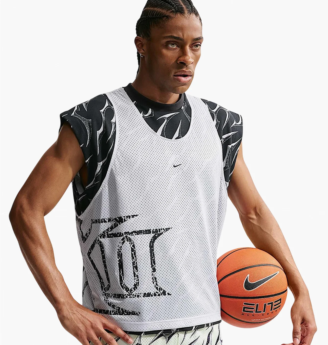 Майка чоловіча Nike Ja Morant Ja MenS Dri-Fit Basketball Practice Jersey Black/Grey IF1572-078