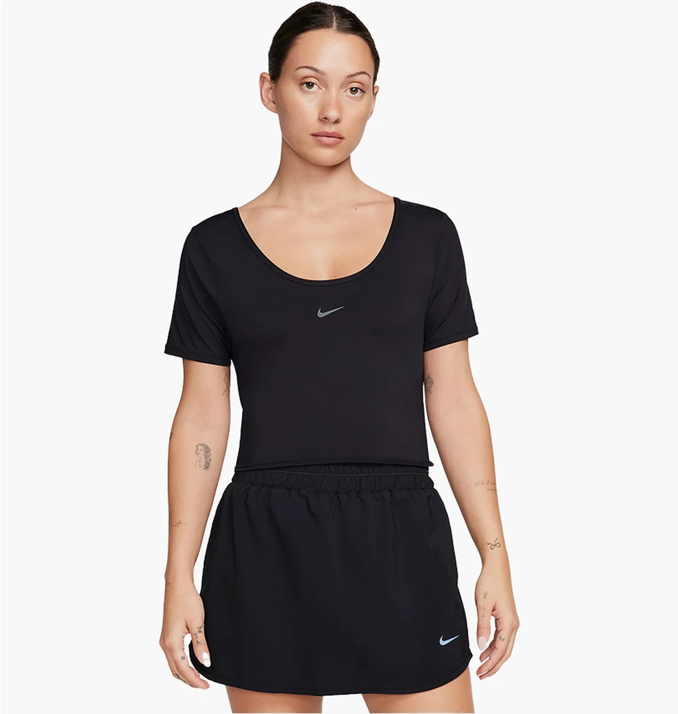 Футболка жіноча Nike One Classic Crop Top Dri-Fit Black FN2851-010