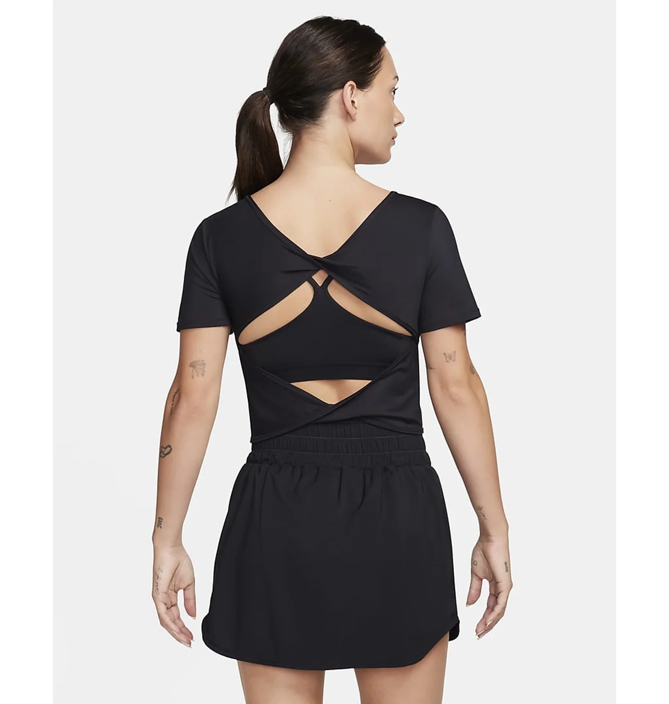 Футболка жіноча Nike One Classic Crop Top Dri-Fit Black FN2851-010