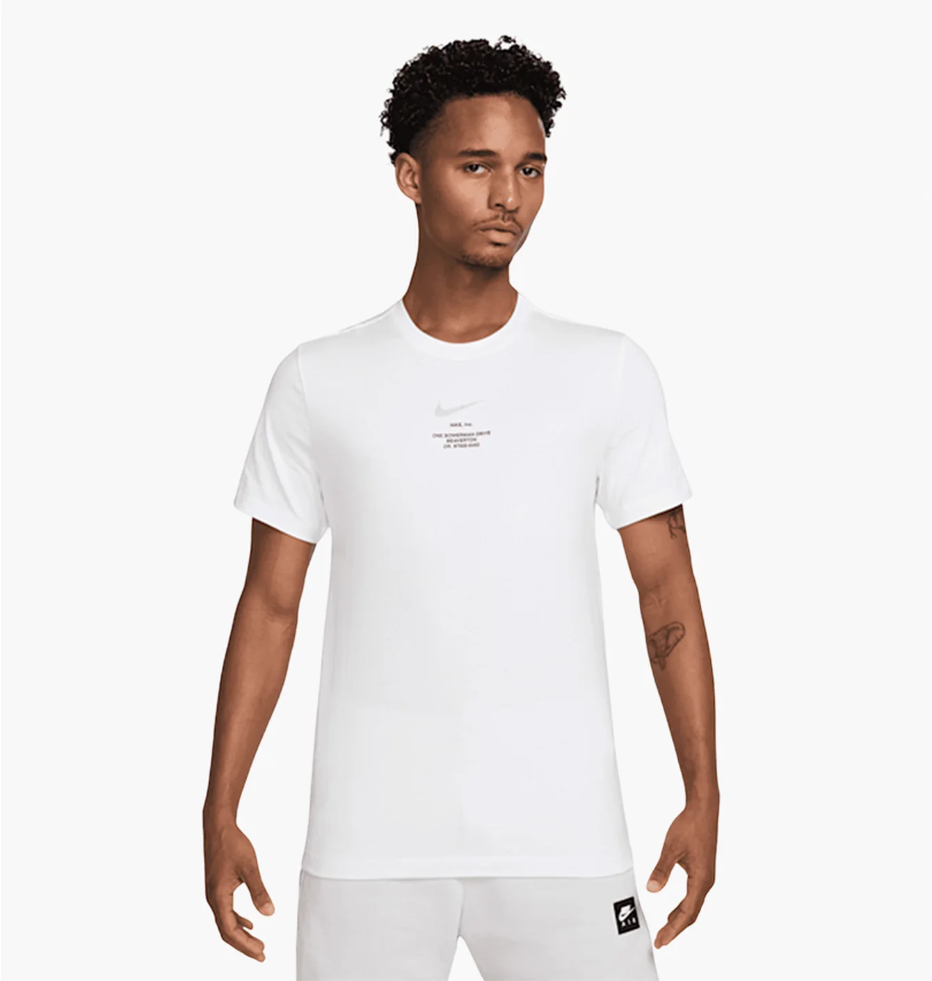 Футболка чоловіча Nike Swoosh White IB6482-101