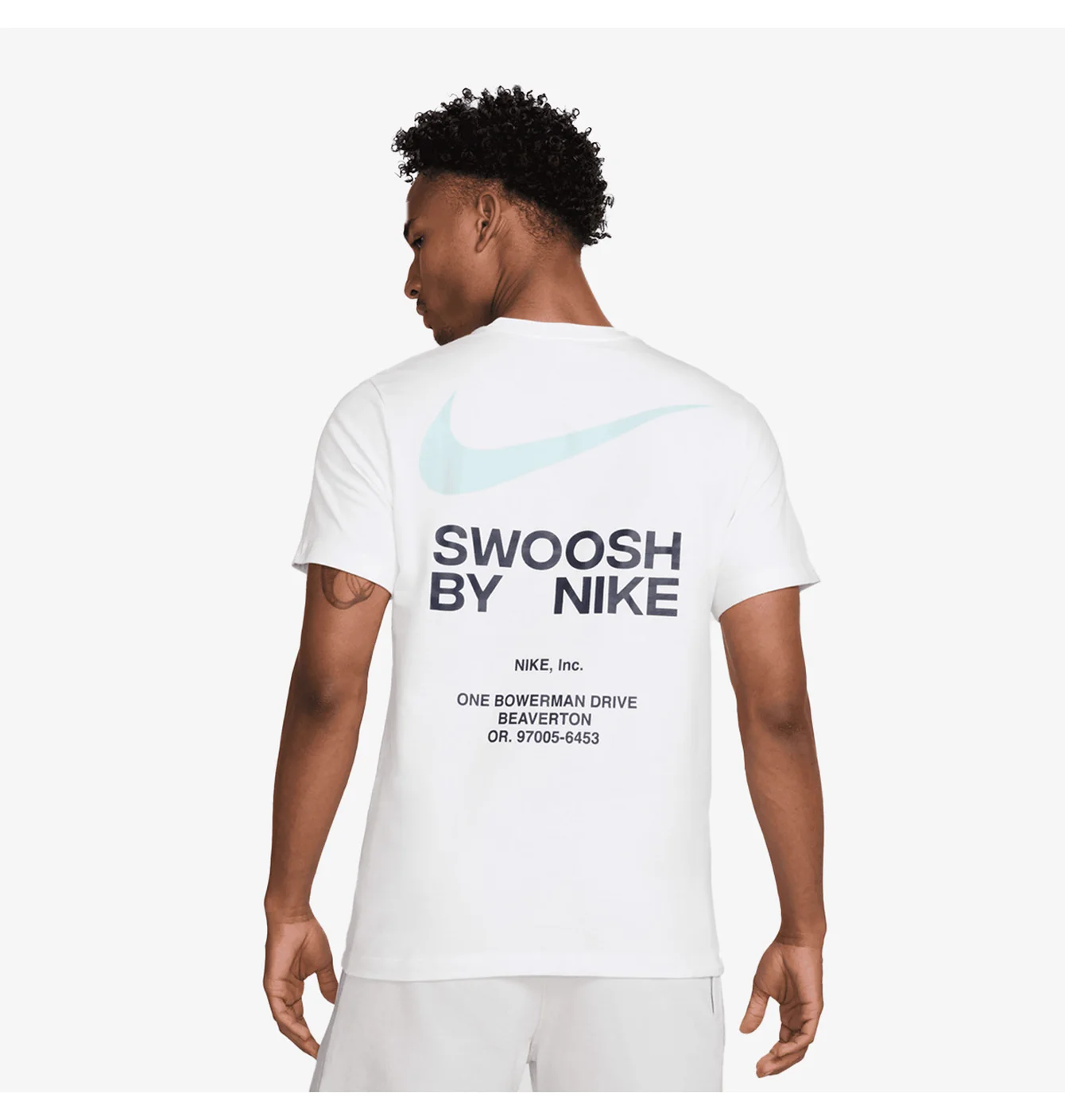 Футболка чоловіча Nike Swoosh White IB6482-101