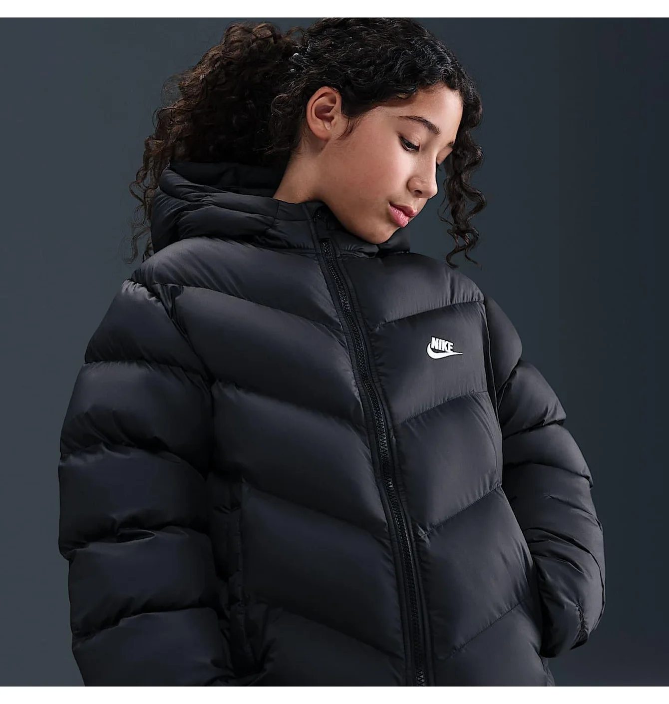 Пуховик дитячий Nike Tf Adp Puffer Black HQ4976-010