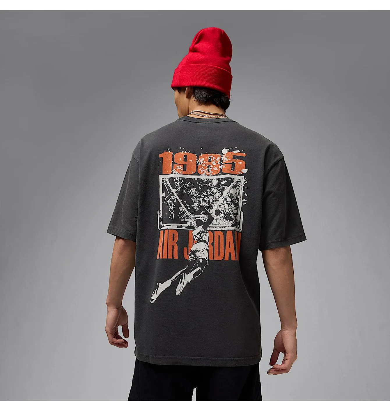 Футболка чоловіча Nike Brk Svv Ovsz Gfx Ss Crew Black IB3297-045
