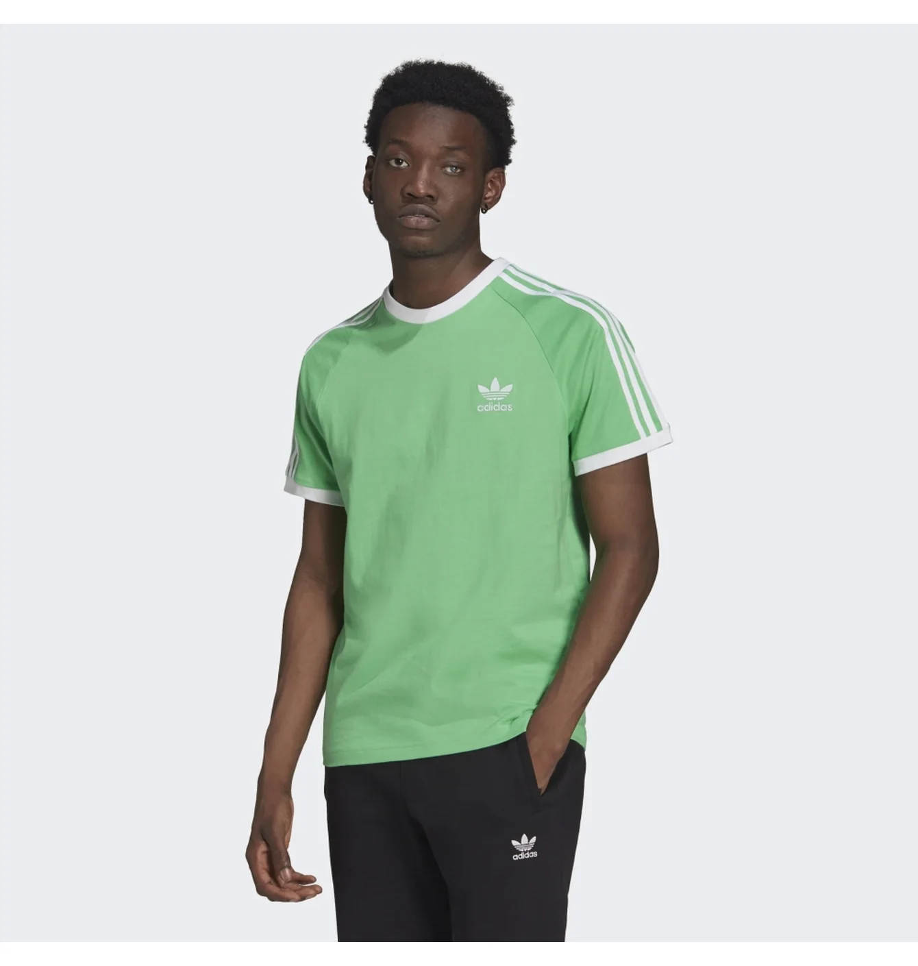 Футболка чоловіча Adidas T-Shirt 3-Stripes Tee Green H37758