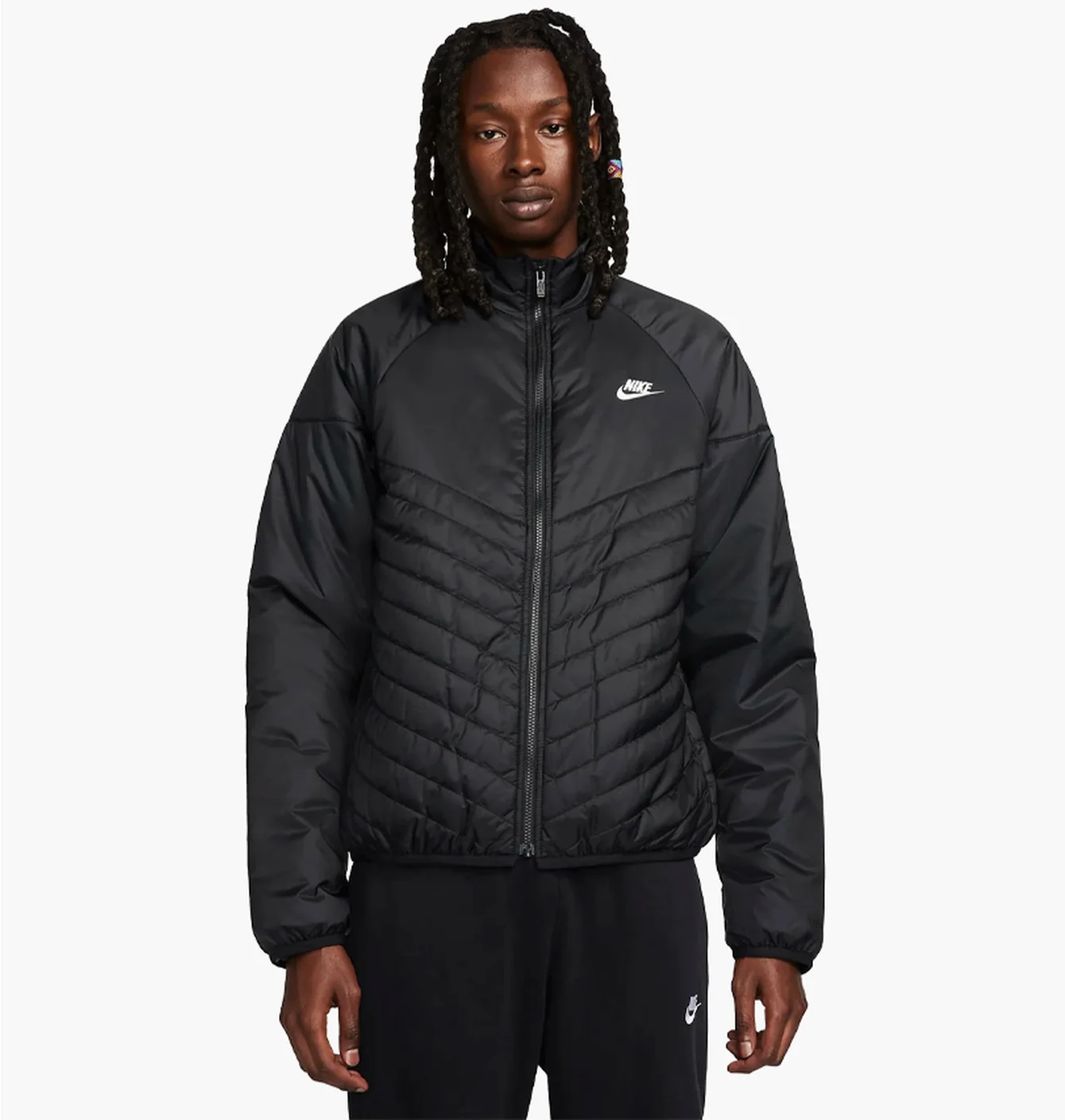 Куртка чоловіча Nike Wr Tf Midweight Puffer Black FB8195-010