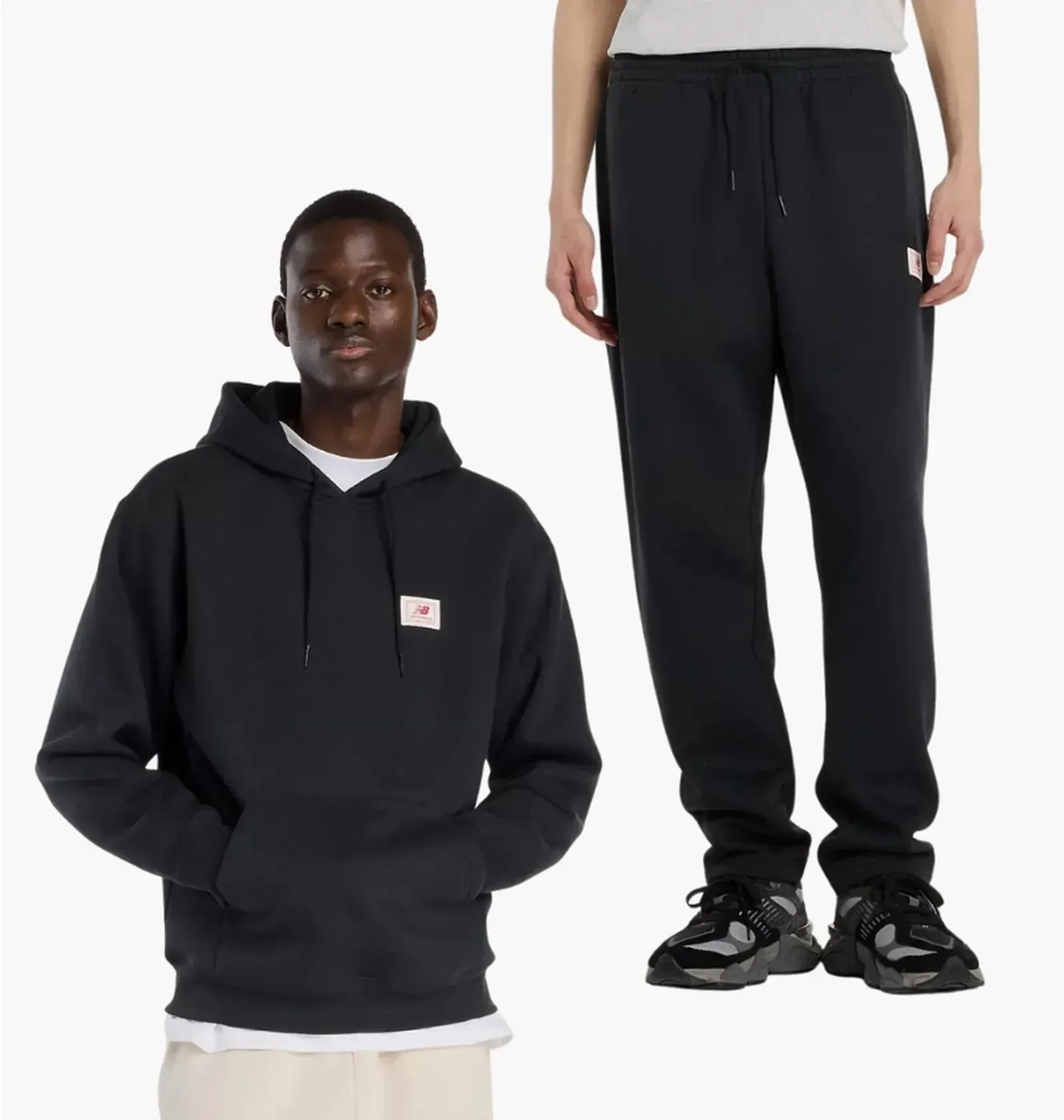 Спортивний костюм чоловічий New Balance Label Black (MT53804__MP53802)