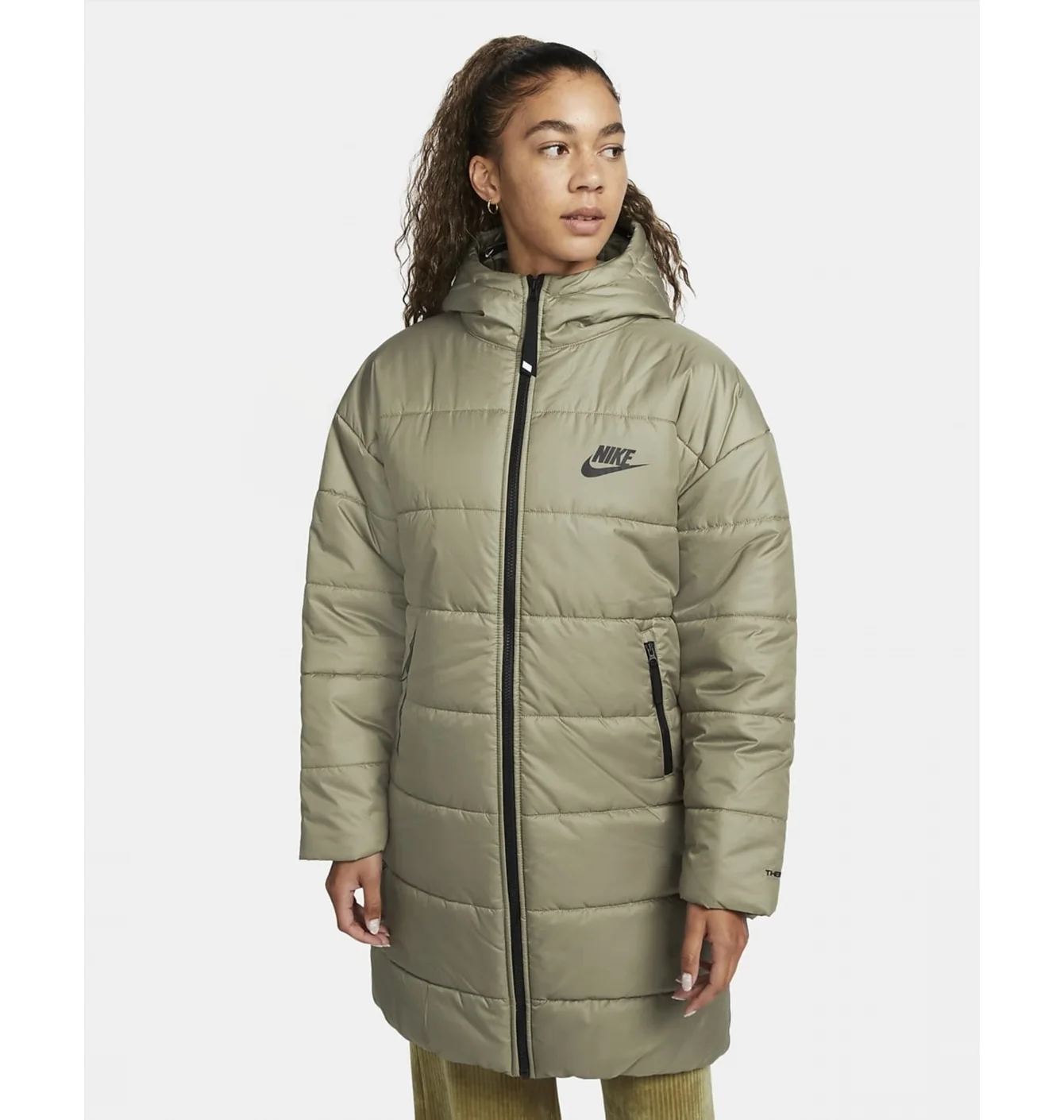 Куртка жіноча Nike W Nsw Syn Tf Rpl Hd Parka Olive Dx1798-351