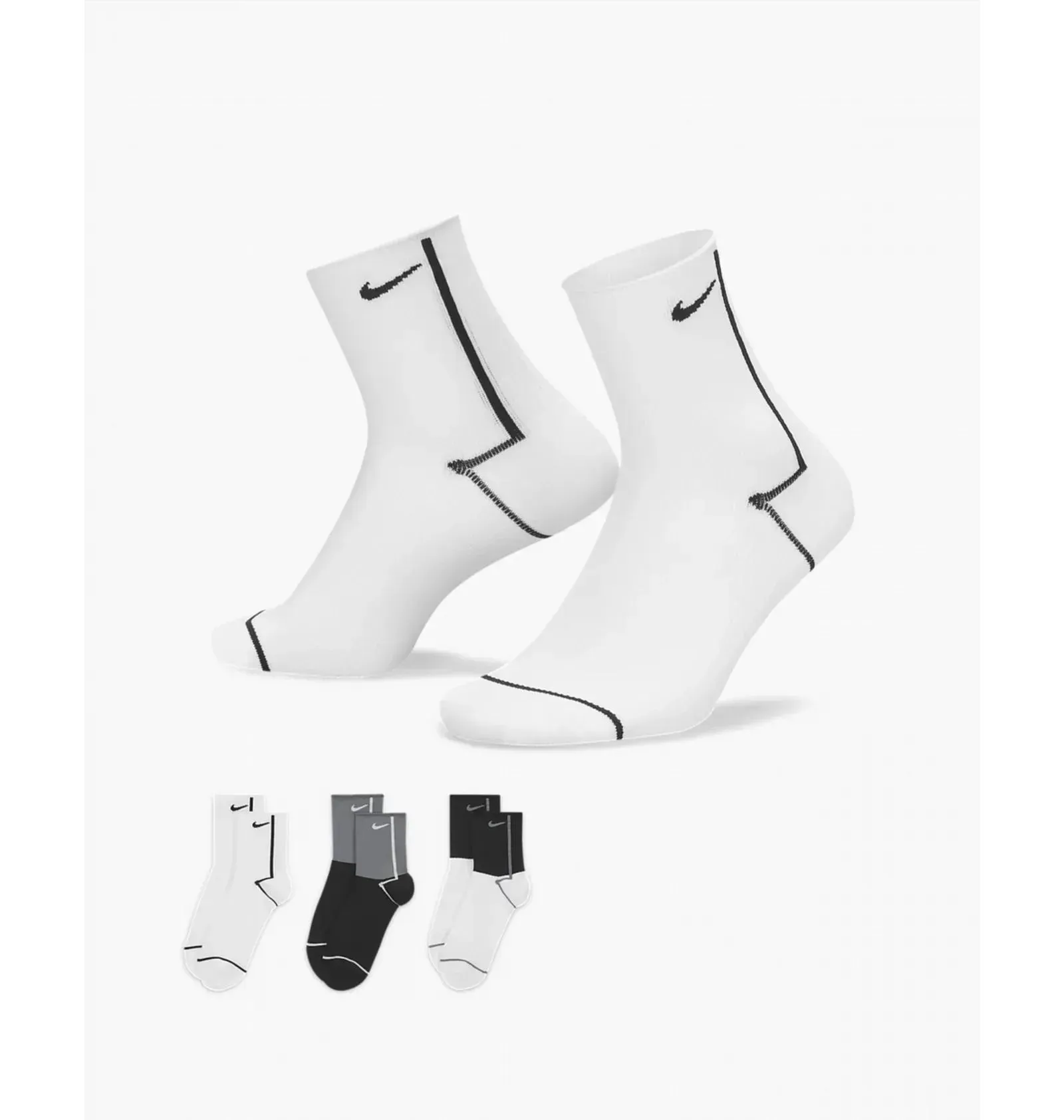 Шкарпетки Nike W Nk Everyday Plus Ltwt Ankle (CK6021-904)