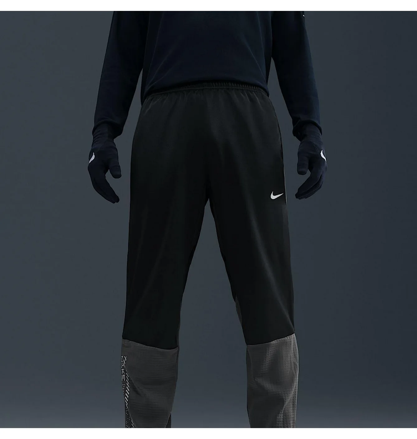 Штани чоловічі Nike Challenger MenS Therma-Fit Winterized Running Trousers Black/Grey HV2673-010