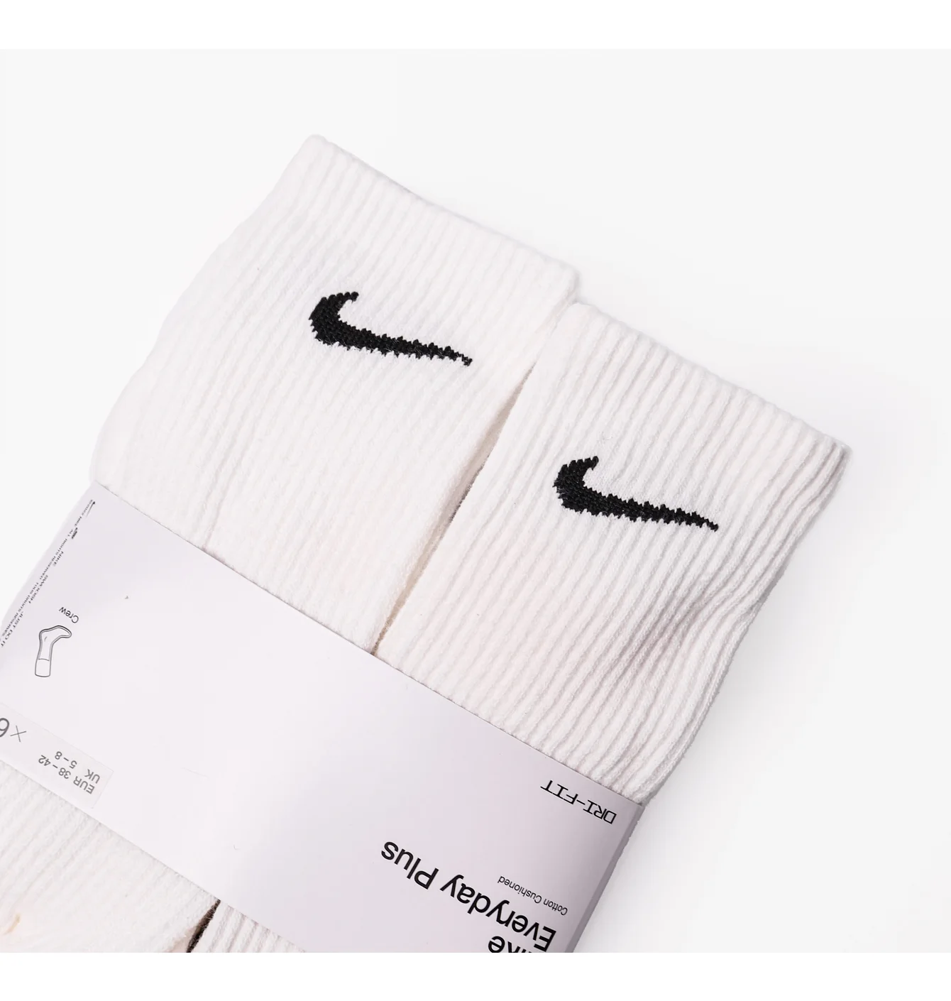 Шкарпетки унісекс Nike Ed Pls Csh Crw (6 пар, утеплені) White SX6897-100