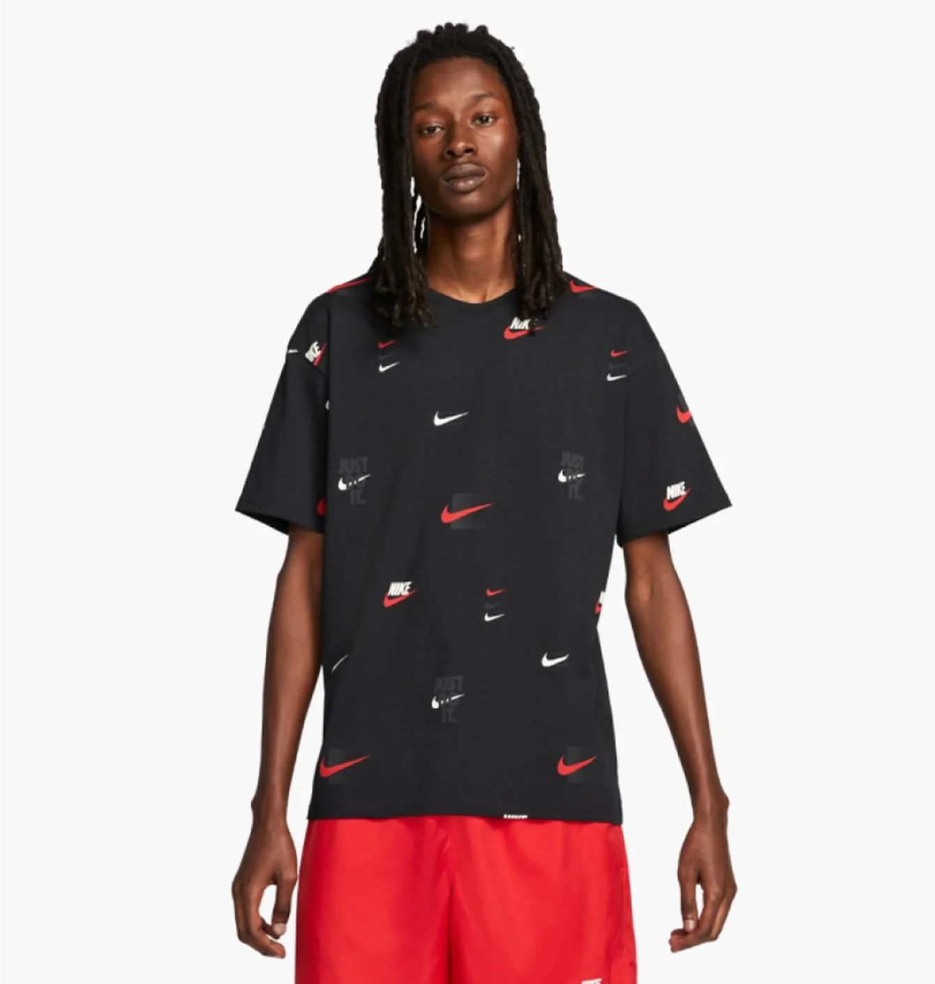 Футболка чоловіча Nike M Nsw Tee M90 12Mo Lbr Aop Black Dz2991-010