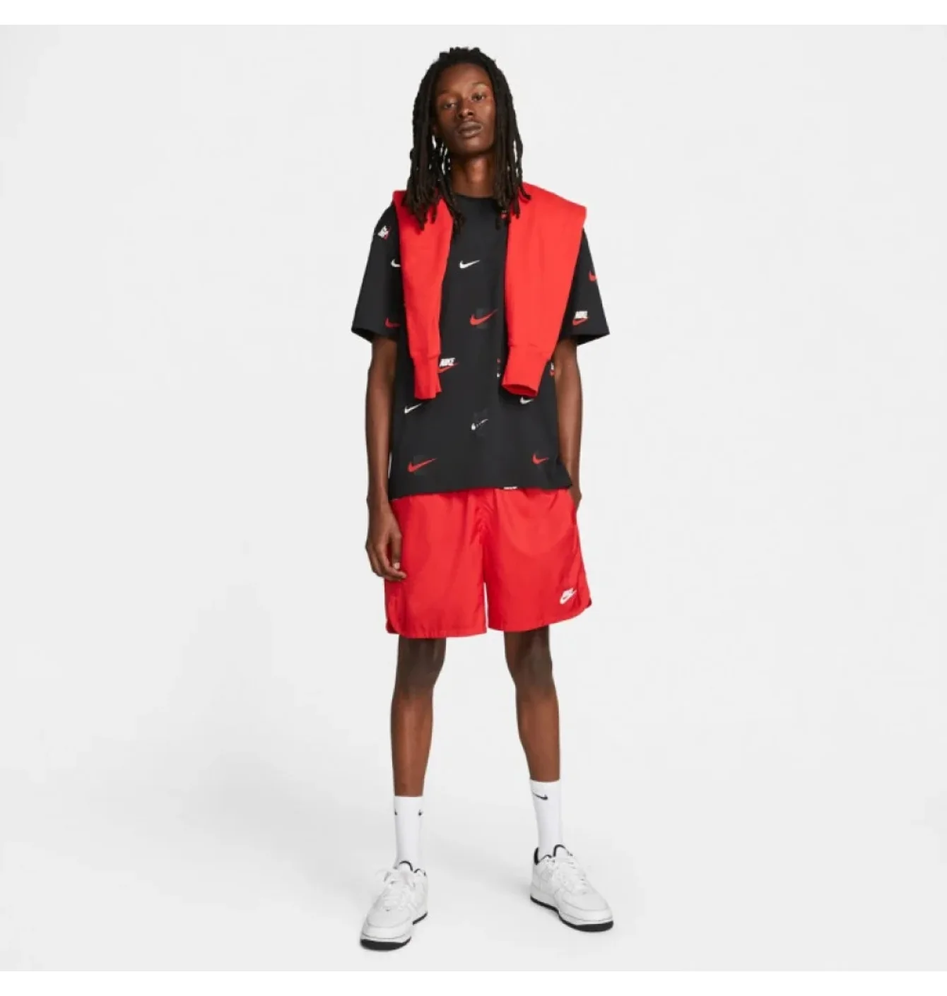 Футболка чоловіча Nike M Nsw Tee M90 12Mo Lbr Aop Black Dz2991-010