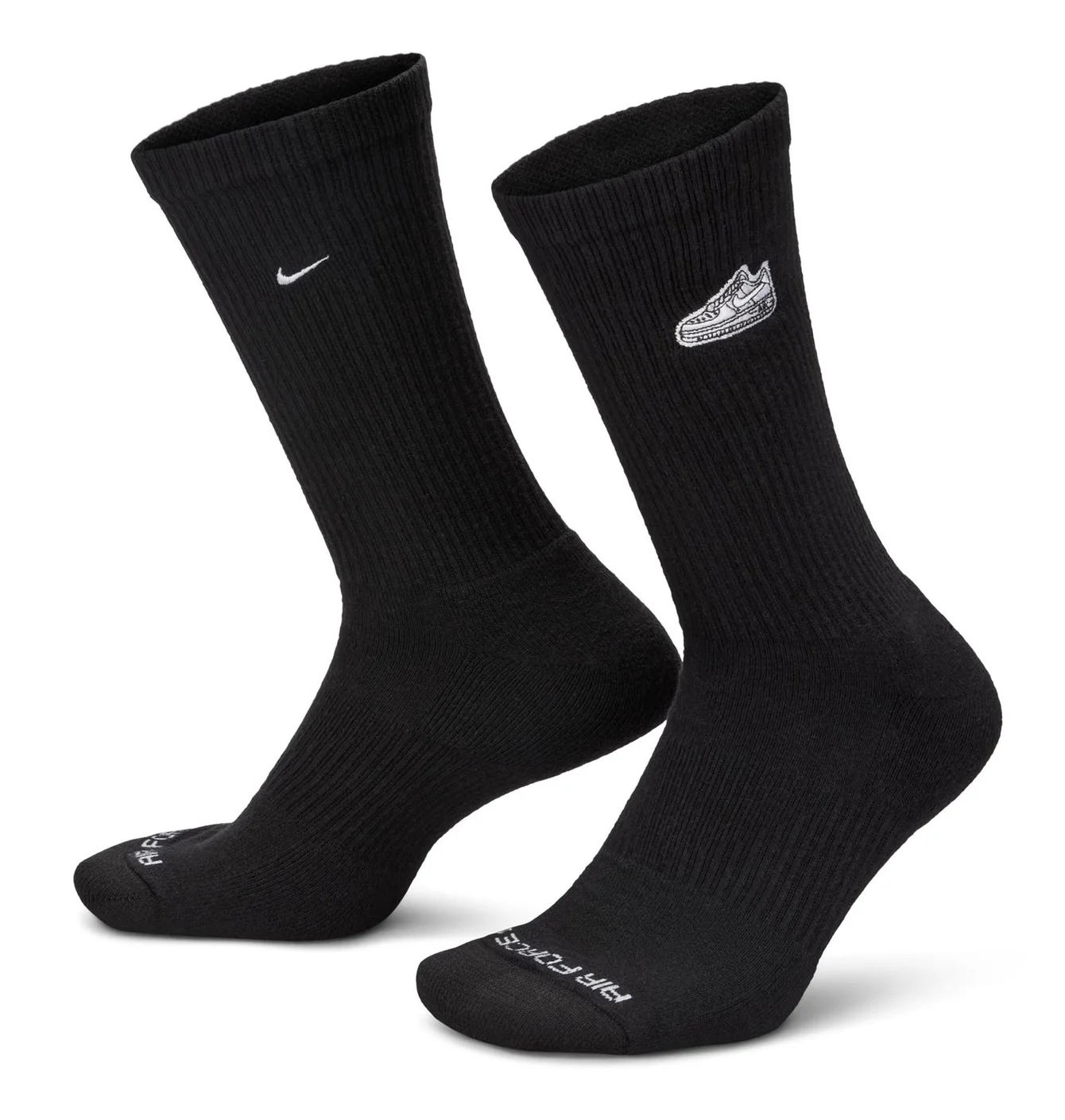 Шкарпетки унісекс Nike Everyday Plus Cushioned Crew Socks Black (1 пара) FZ3076-010