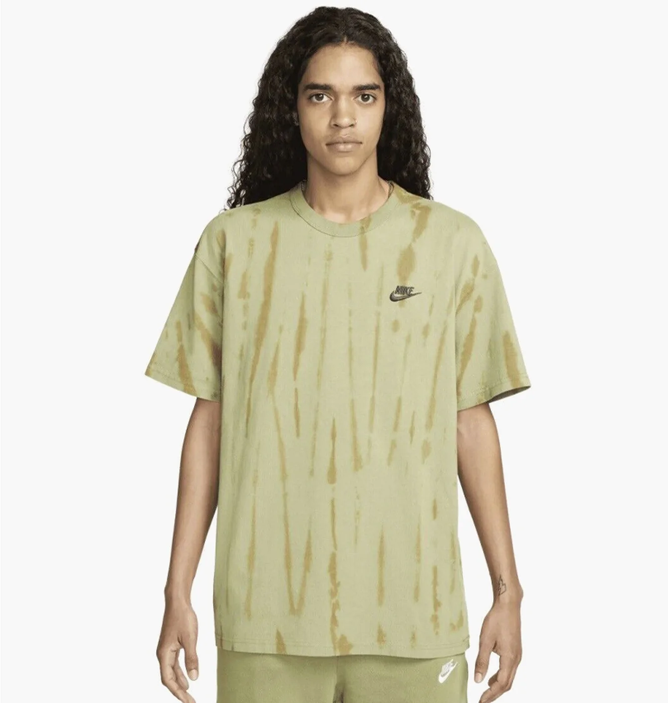 Футболка чоловіча Nike Tie-Dye T Shirt MenS Size Olive DR7926-334