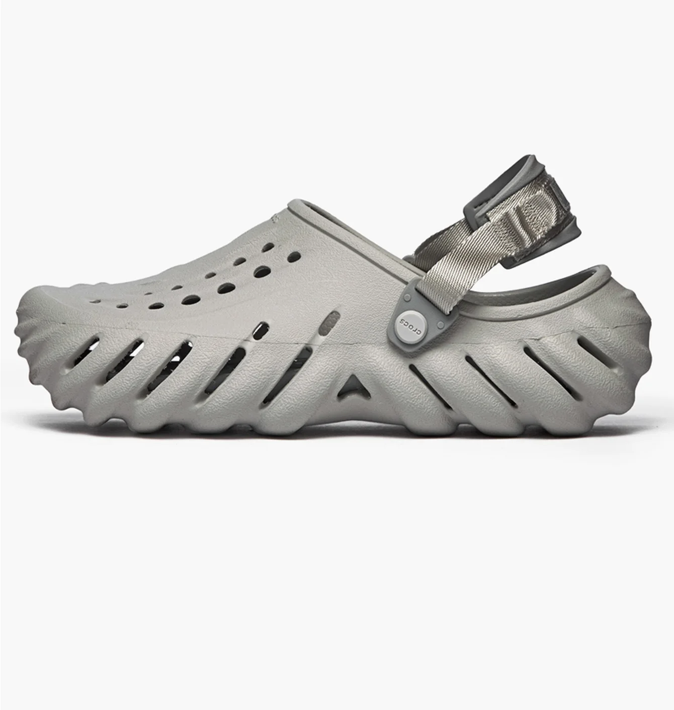 Тапочки чоловічі Crocs Echo Clog Grey 207937-1FT