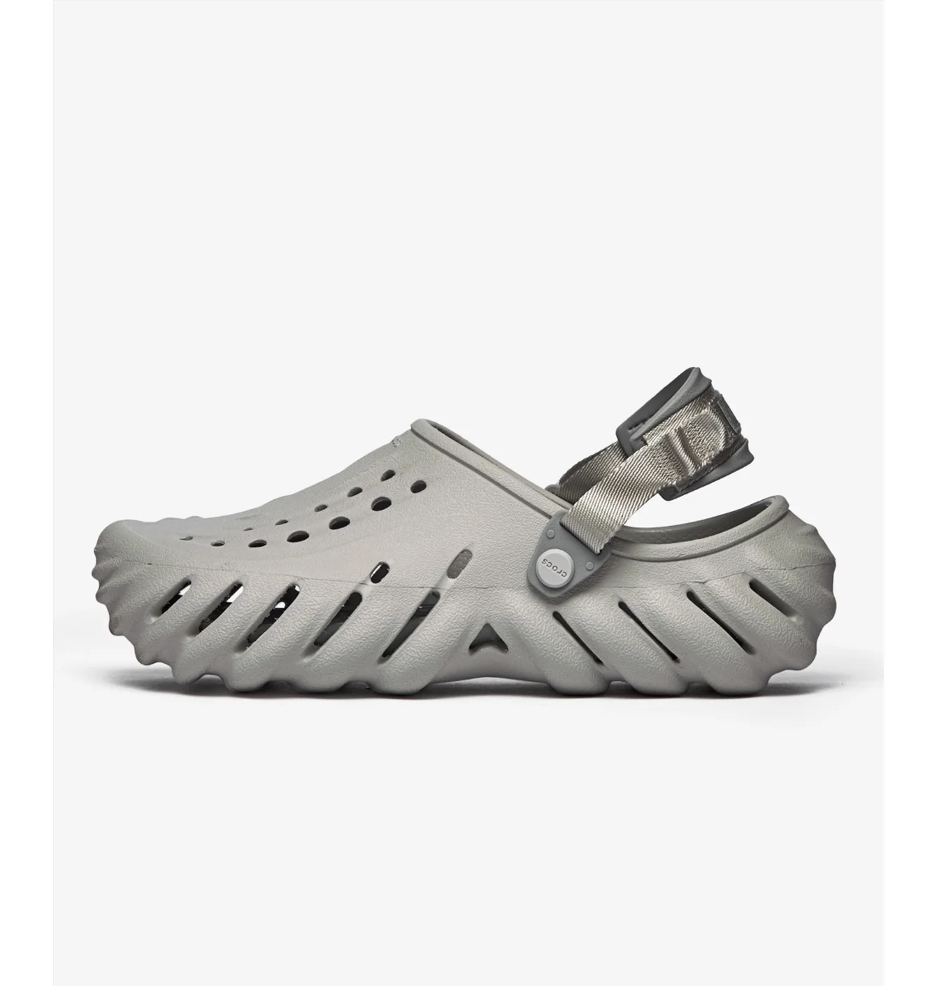 Тапочки чоловічі Crocs Echo Clog Grey 207937-1FT